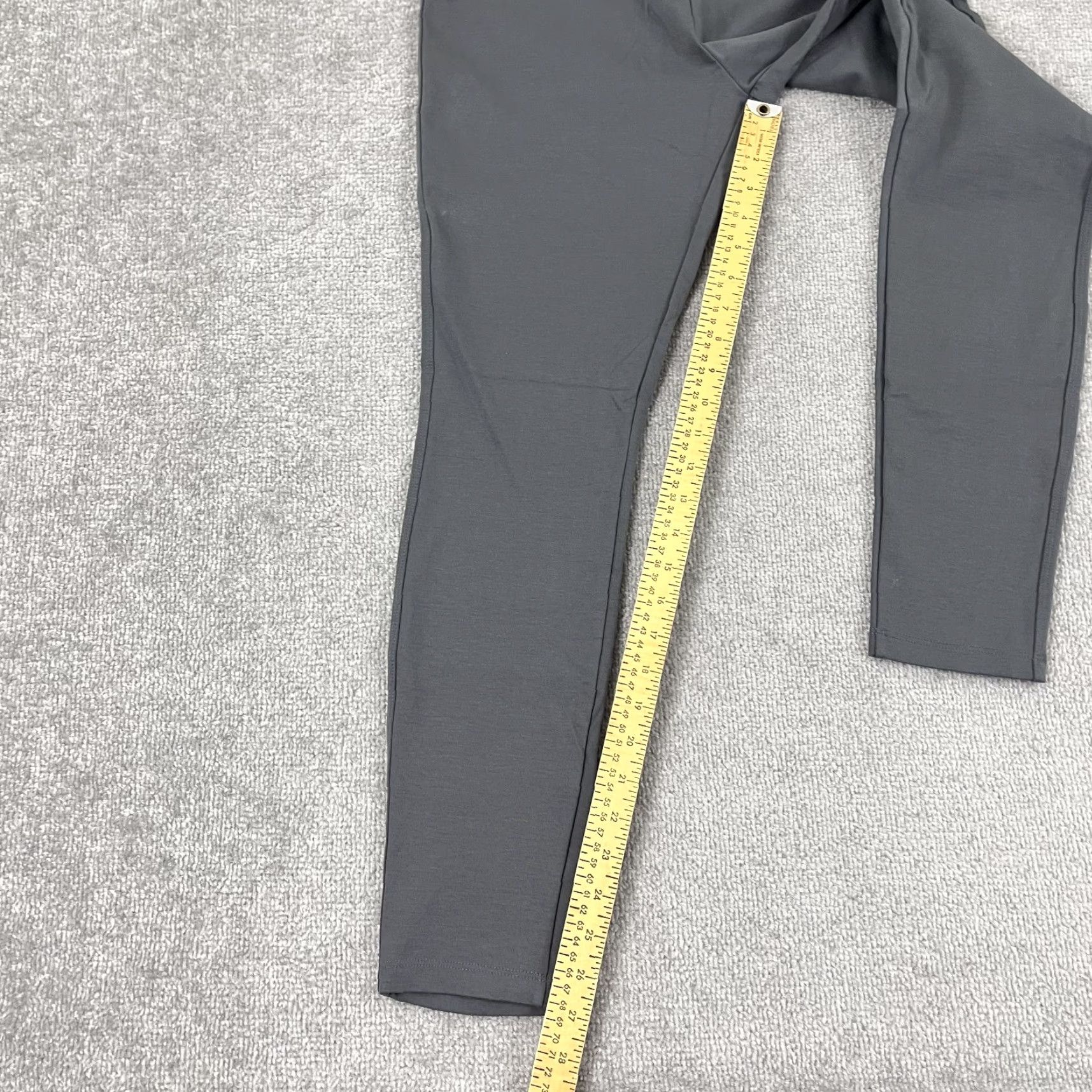 Vintage American Giant Leggings Womens Size 10 Gray Stretch Mid Rise Pull On Pant Casual Activewear Pants 30x27 Size 32" / US 10 / IT 46 - 4 Thumbnail