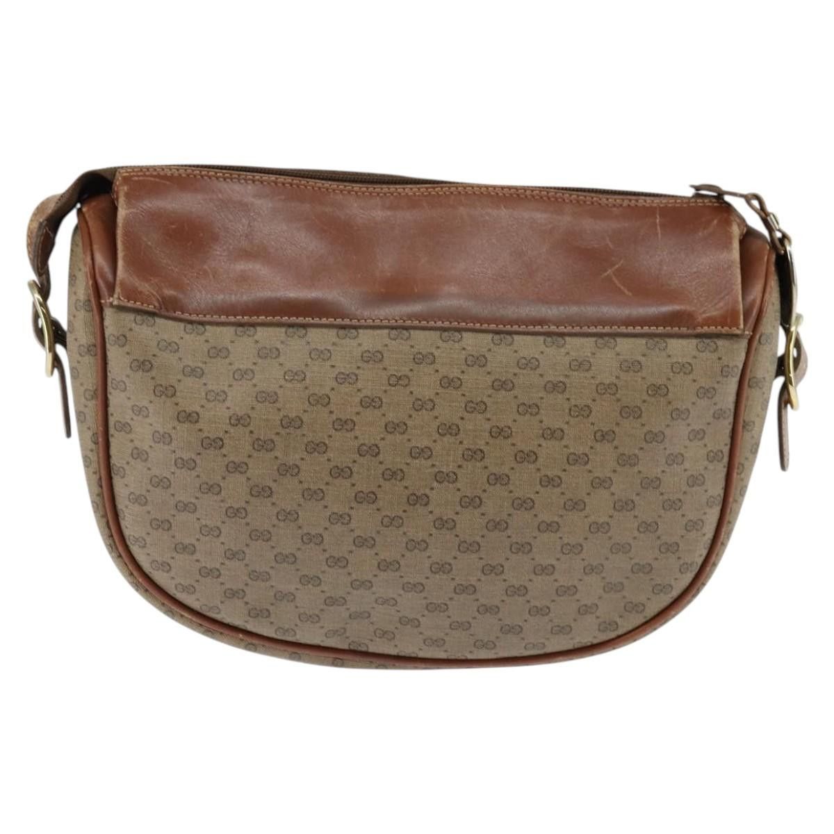 Gucci GUCCI Micro GG Supreme Shoulder Bag Pvc Beige Gold 001 984 Size ONE SIZE - 3 Thumbnail