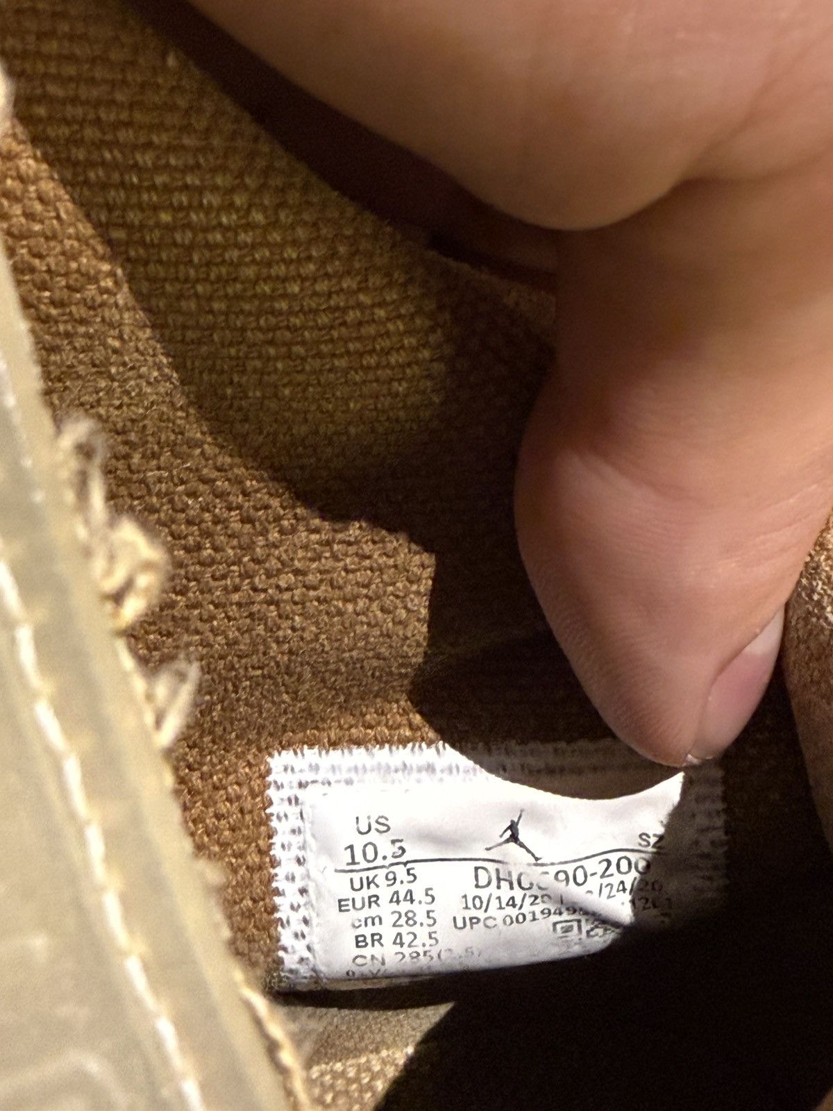 Jordan Brand × Travis Scott AJ 6 ‘British Khaki’ Size US 10.5 / EU 43-44 - 8 Thumbnail