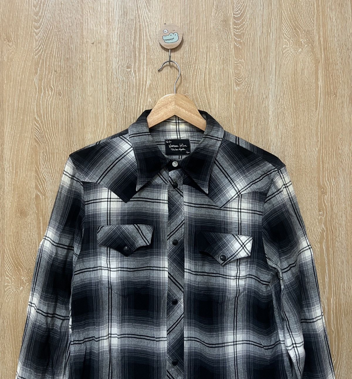 Japanese Brand × Number (N)ine Vtg Number N(ine) Rayon Shirt Size US M / EU 48-50 / 2 - 2 Thumbnail
