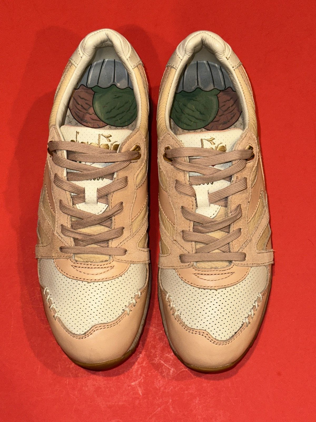 Diadora Diadora x Feature N 9000 Ice Cream Sneakers Italy Made Peach Size US 9 / EU 42 - 1 Thumbnail