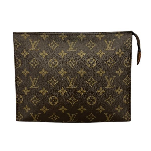 Louis Vuitton Louis Vuitton Louis Vuitton Poche Toilette 26 Monogram pouch Textile Other M47542 DUTY FREE for USA Size ONE SIZE - 1 Thumbnail