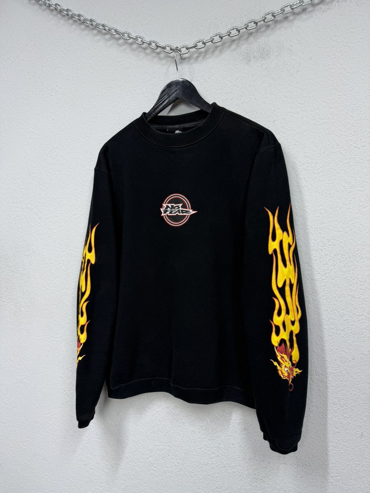 No Fear Vintage No Fear Dragon Fire Flame Sweatshirt Y2K Skateboard Size US S / EU 44-46 / 1 - 3 Thumbnail