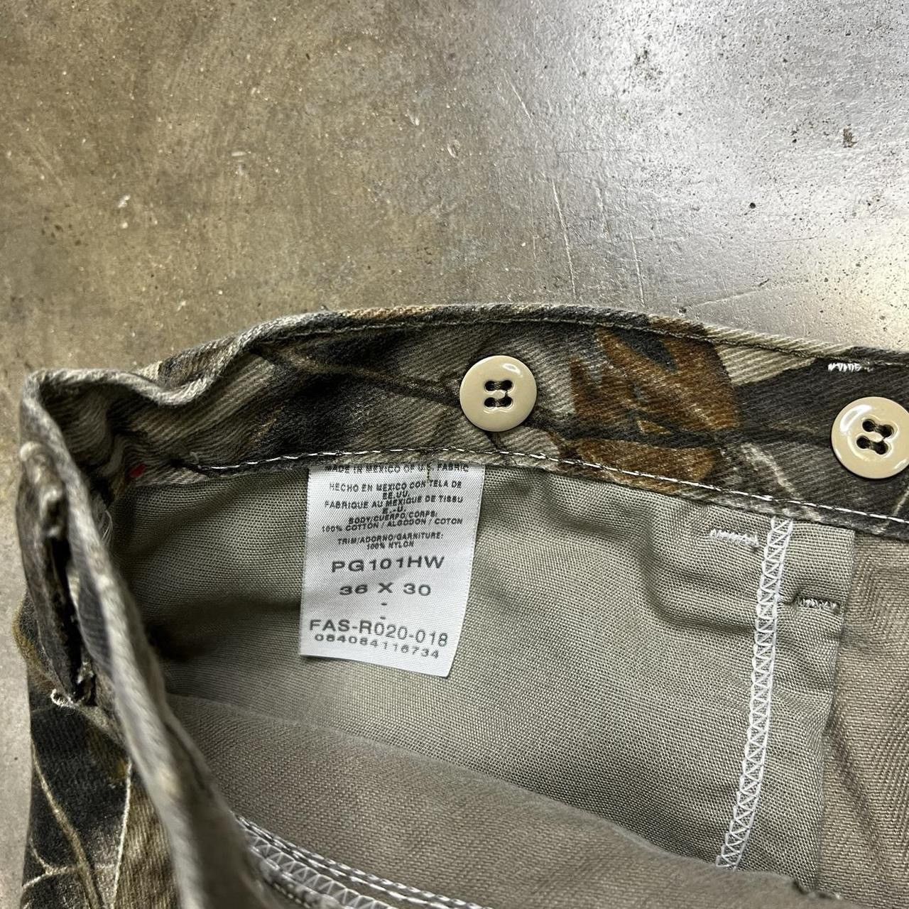 Vintage × Wrangler Vintage 00s Y2K Wrangler Pro Gear Camo Double Knee Pants Size US 36 / EU 52 - 7 Thumbnail