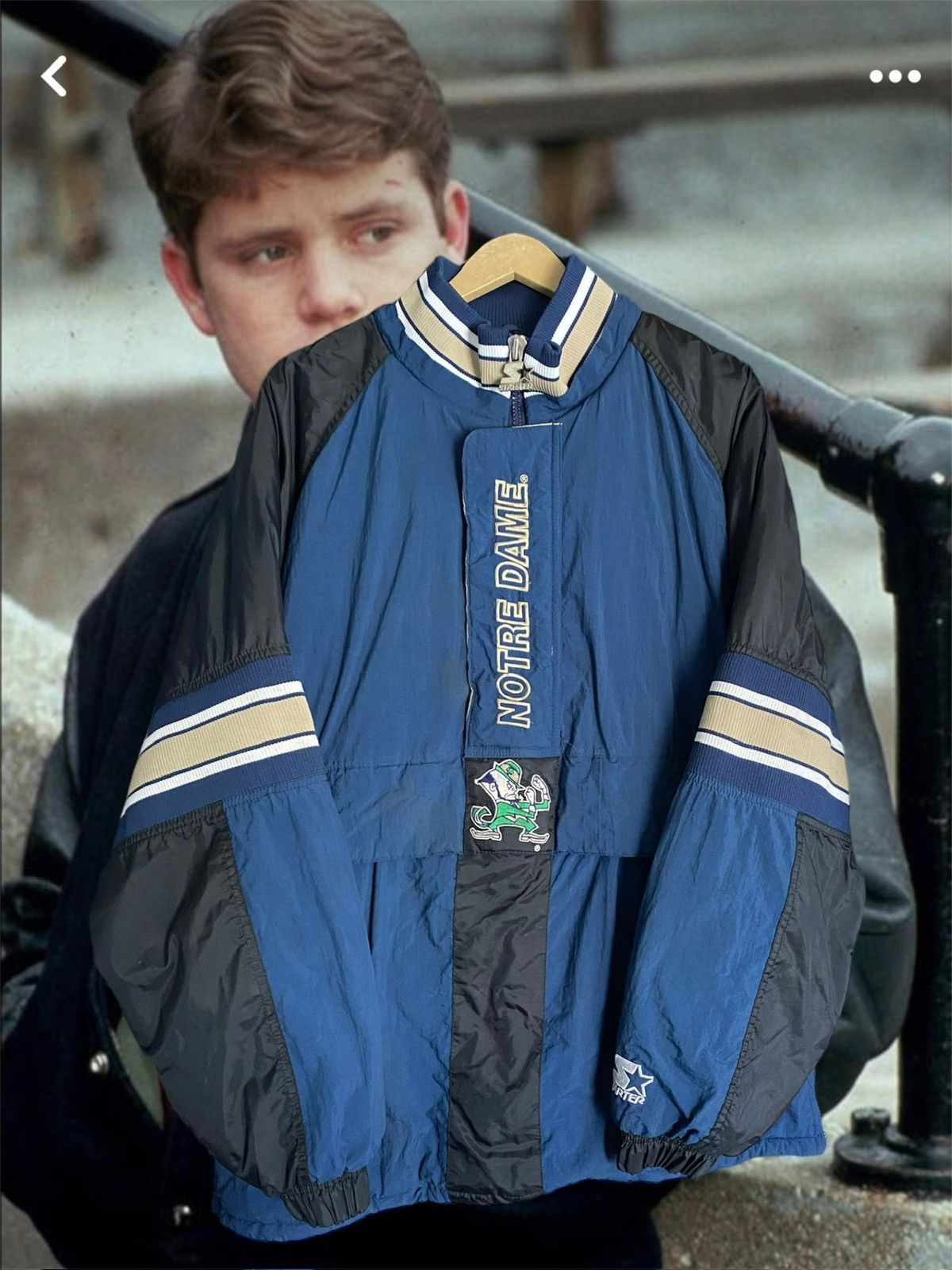 Vintage Notre Dame Jacket | Grailed