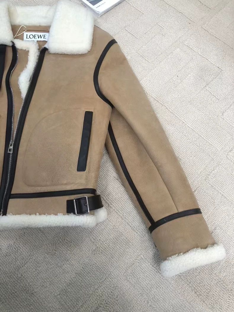 Loewe Loewe Coat with fur and leather Size M / US 6-8 / IT 42-44 - 6 Thumbnail