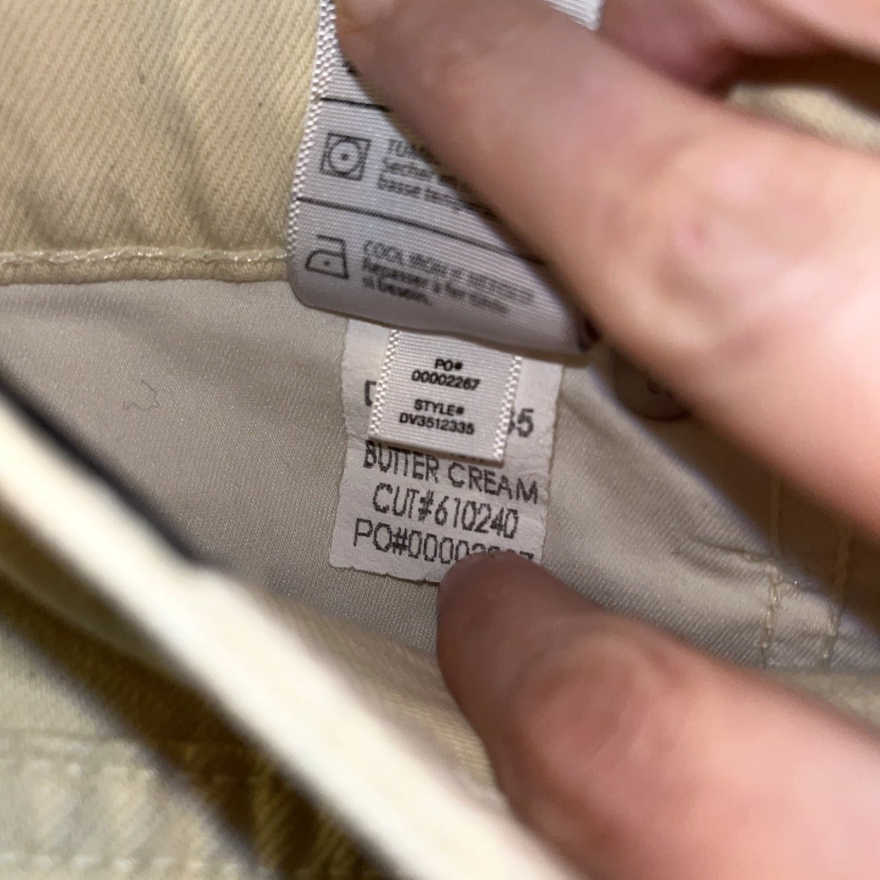 Vince Vince Womens Skinny Crop Jeans Size 26 Cotton Ivory Zipperless 2010s Women's Size 26" / US 2 / IT 38 - 7 Thumbnail