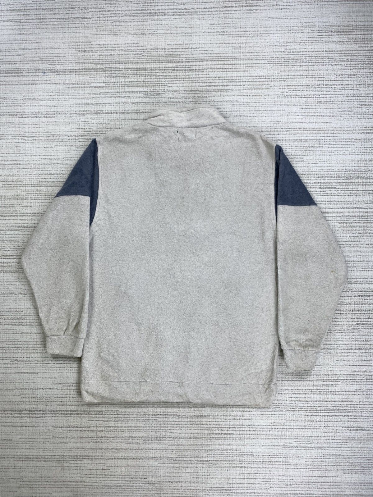 Polo Ralph Lauren × Vintage Vintage Polo Country Two Tone Half Zipper Anorak Sweatshirt Size US M / EU 48-50 / 2 - 2 Thumbnail