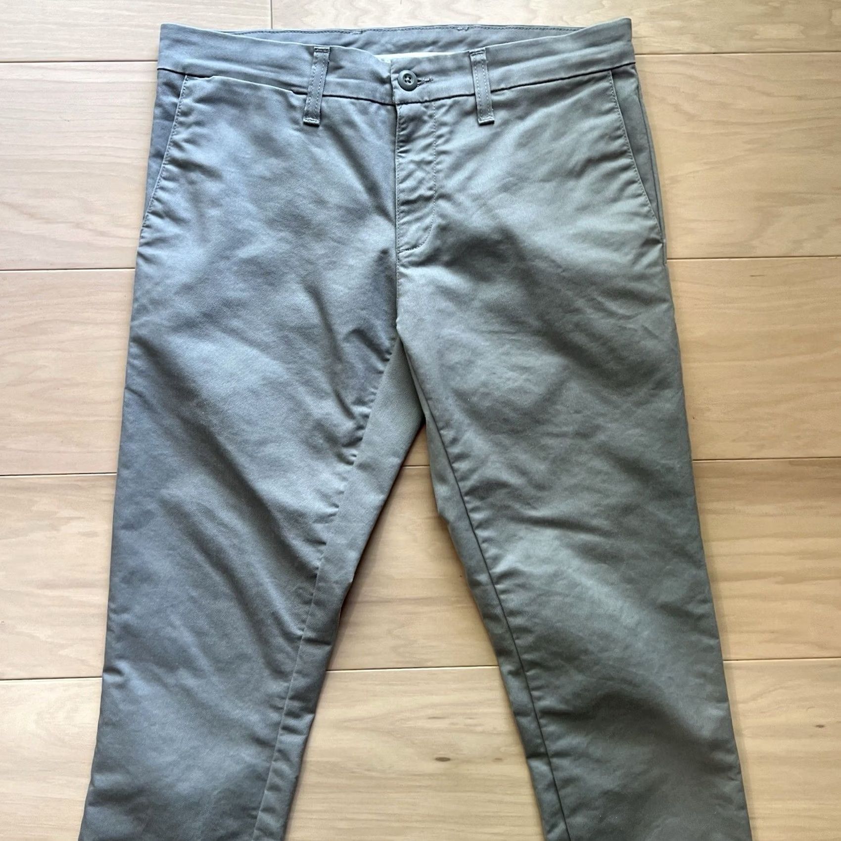 Carhartt Wip Carhartt WIP Sid Pants 32x31.5 Gray Slim Chino Size US 32 / EU 48 - 3 Thumbnail