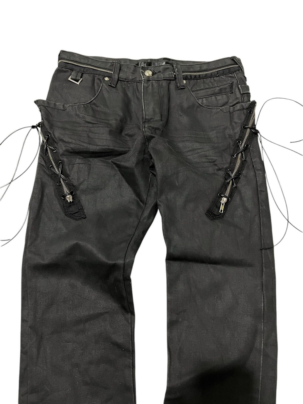 If Six Was Nine × Japanese Brand × Loveless Lovelessism wax japanese punk bondage pants Size US 30 / EU 46 - 3 Thumbnail