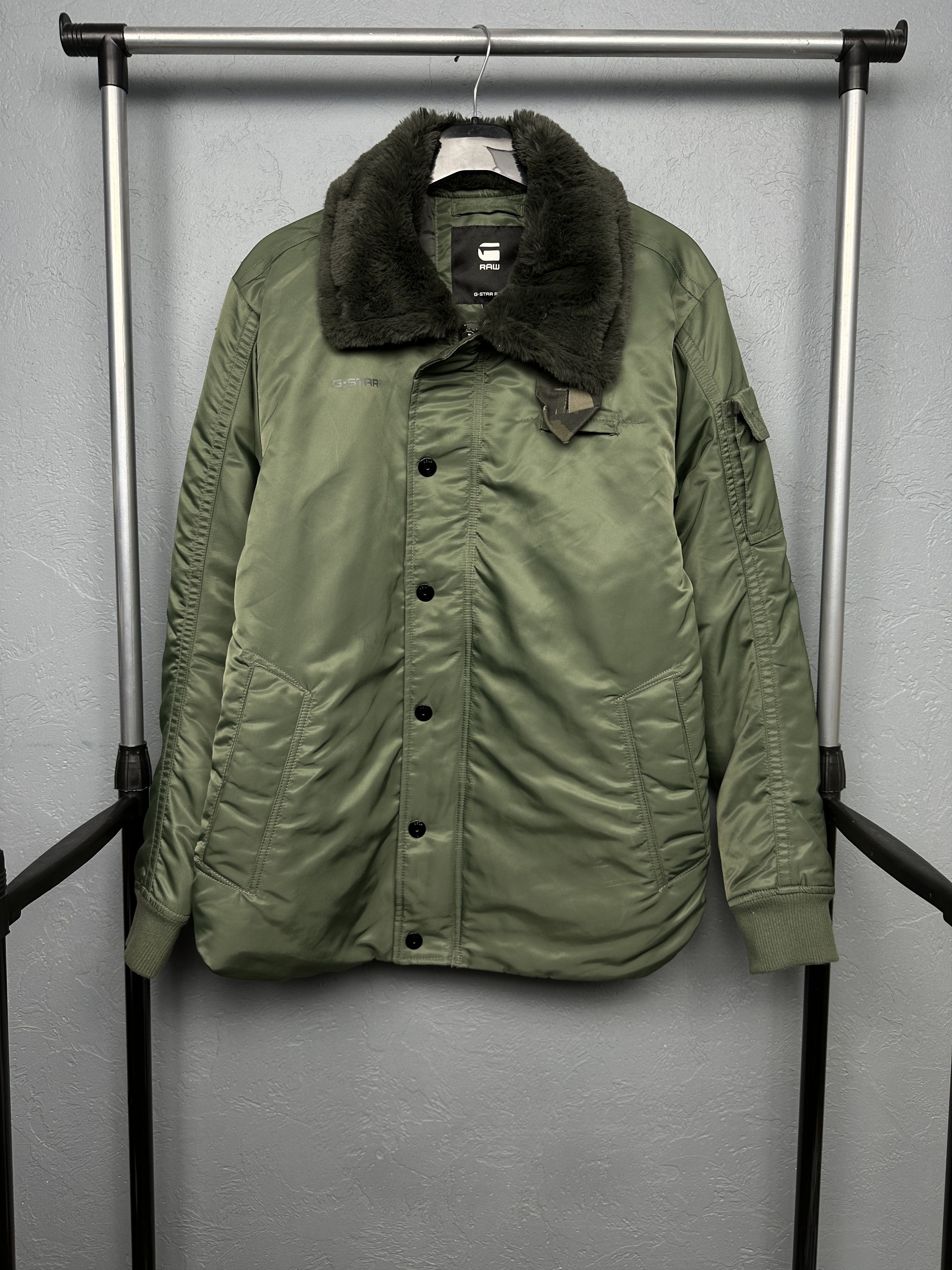 G-Star G Star Raw Mens Field Liner Jacket Fur Collar Size US M / EU 48-50 / 2 - 1 Thumbnail