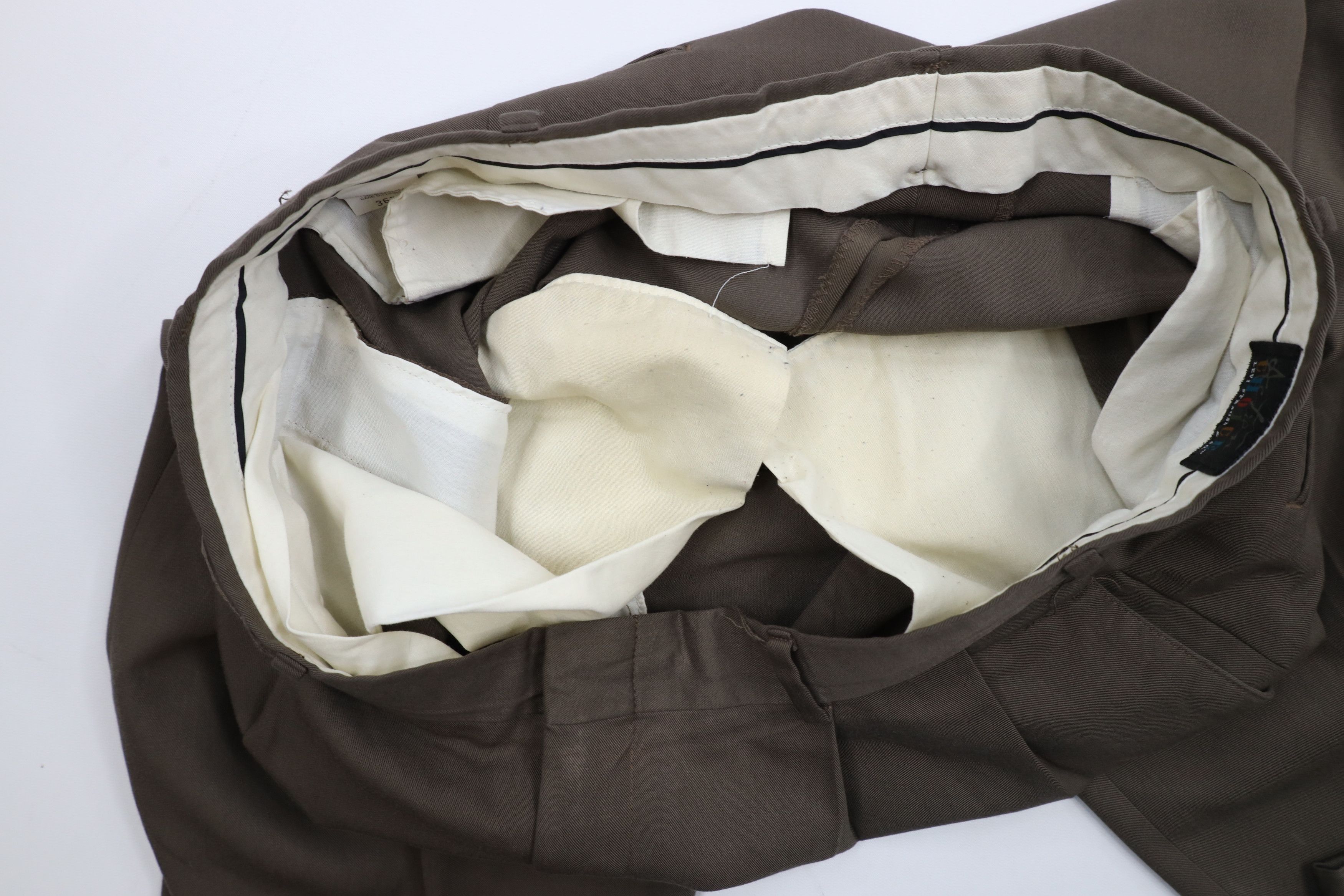 Levi's × Vintage Vintage 90s Levis Rayon Blend Wide Leg Chino Pants Brown USA Size US 36 / EU 52 - 10 Thumbnail