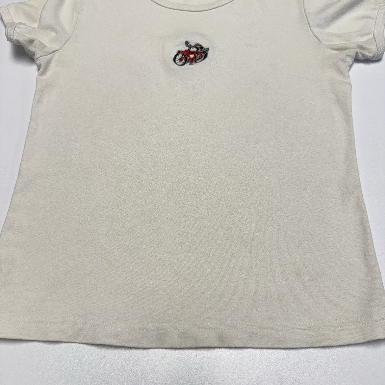 Vintage Vintage Y2K Bicycle Embroidered Womens Shirt White Size L Size L / US 10 / IT 46 - 8 Thumbnail