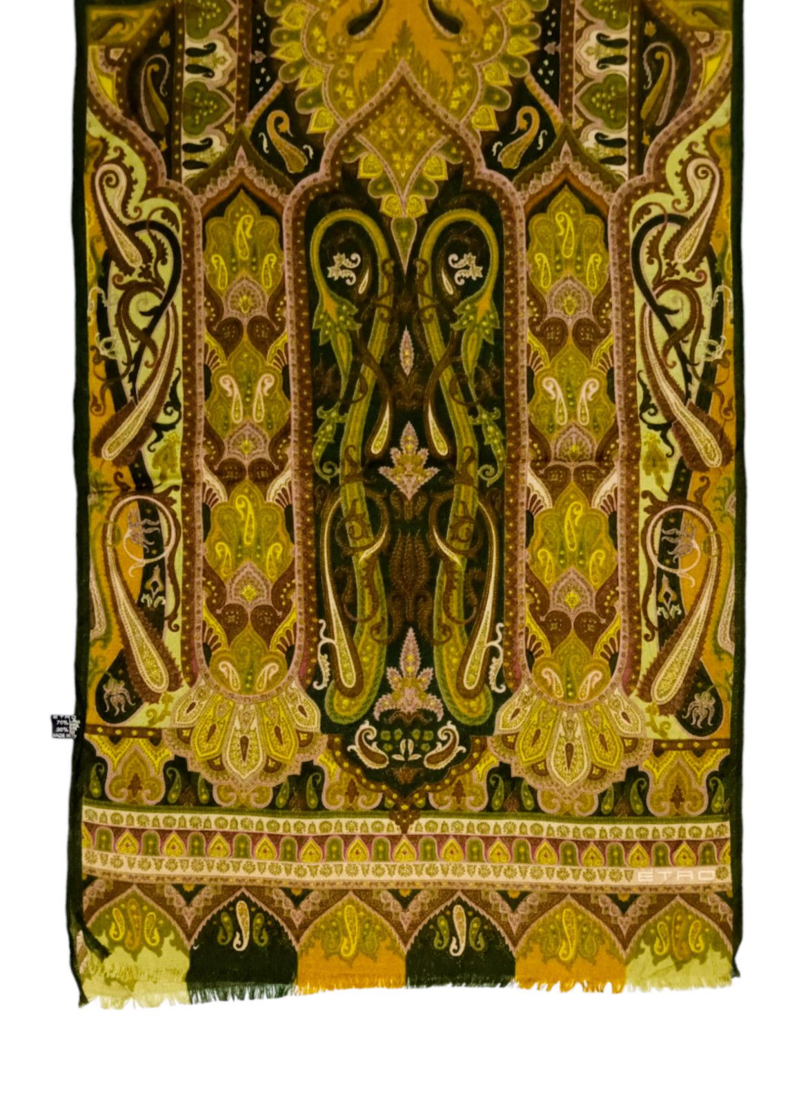 Etro ETRO MILANO ITALY Signature Abstract Vintage Silk Scarf Size ONE SIZE - 1 Thumbnail