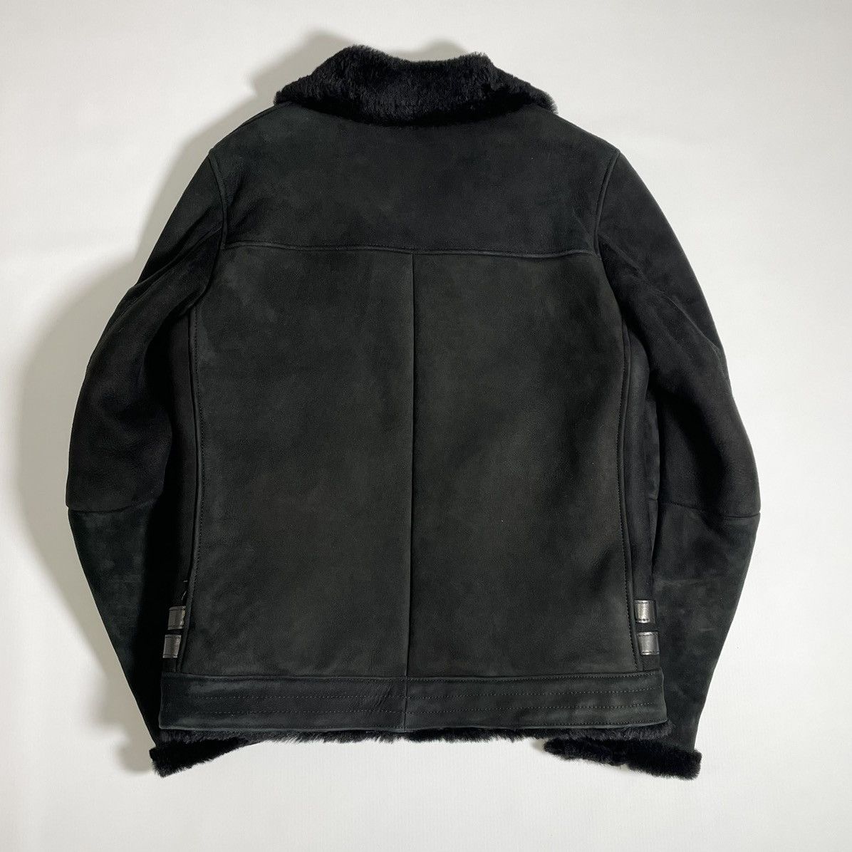 Undercover Black Suede + Shearling Biker Jacket Size US S / EU 44-46 / 1 - 14 Thumbnail