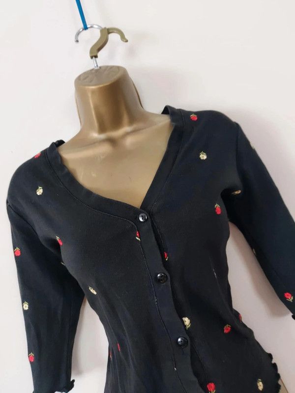 Vintage Vintage 3/4 sleeves top Size M / US 6-8 / IT 42-44 - 3 Thumbnail