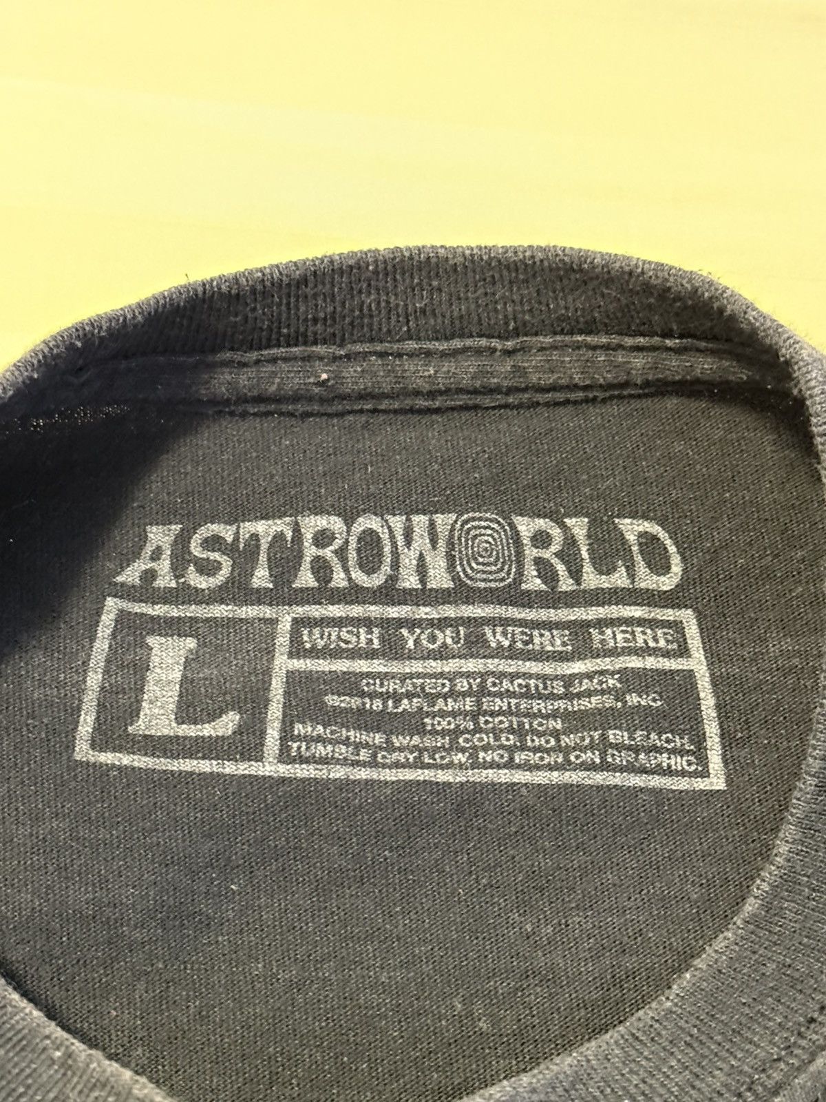 Travis Scott Astroworld Staff tee Size US M / EU 48-50 / 2 - 3 Thumbnail