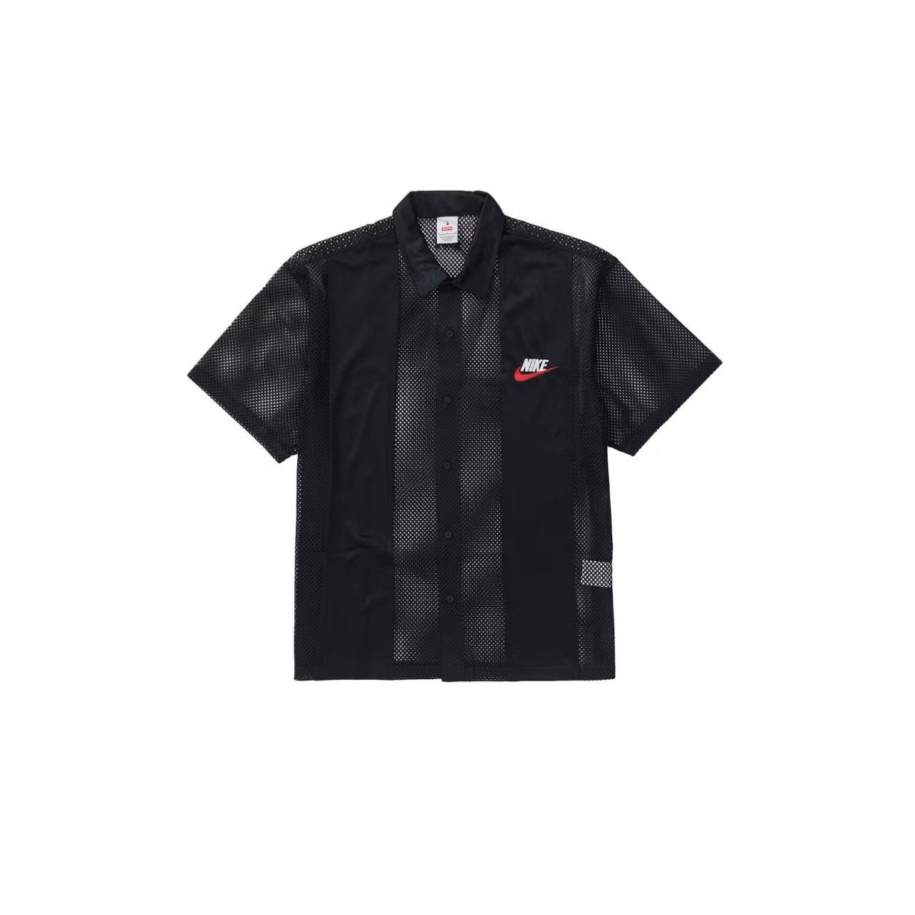 Nike × Supreme Supreme Nike Mesh S/S Shirt Black Size: Medium Size US M / EU 48-50 / 2 - 1 Thumbnail