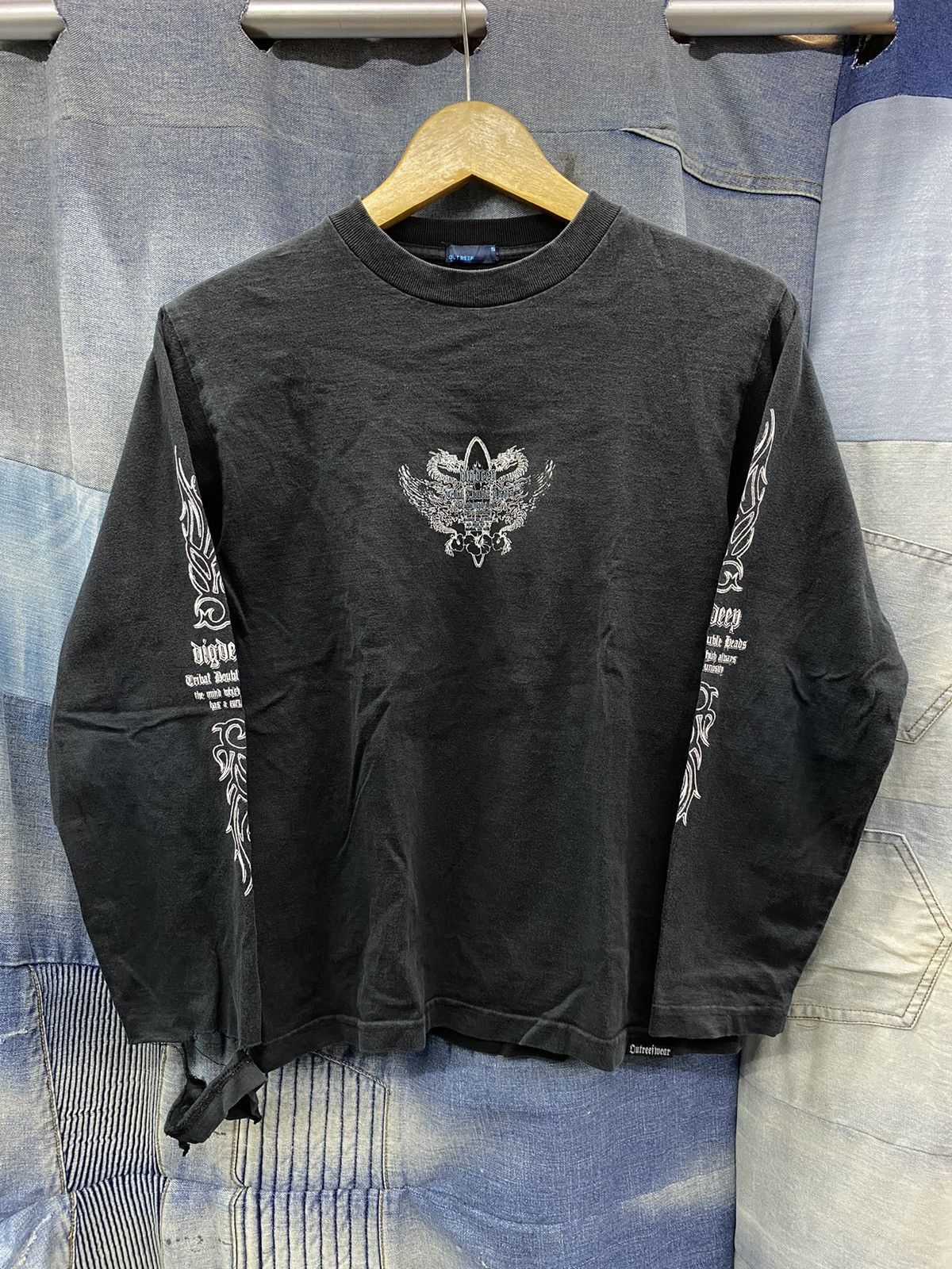 If Six Was Nine × Japanese Brand digdeep poem lengsleeve distress japanese style Size US S / EU 44-46 / 1 - 6 Thumbnail