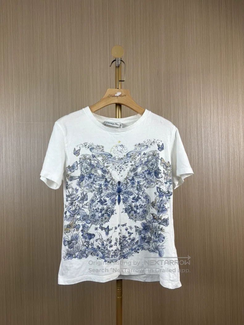 Dior Dior Butterfly printed short sleeves Size M / US 6-8 / IT 42-44 - 1 Thumbnail