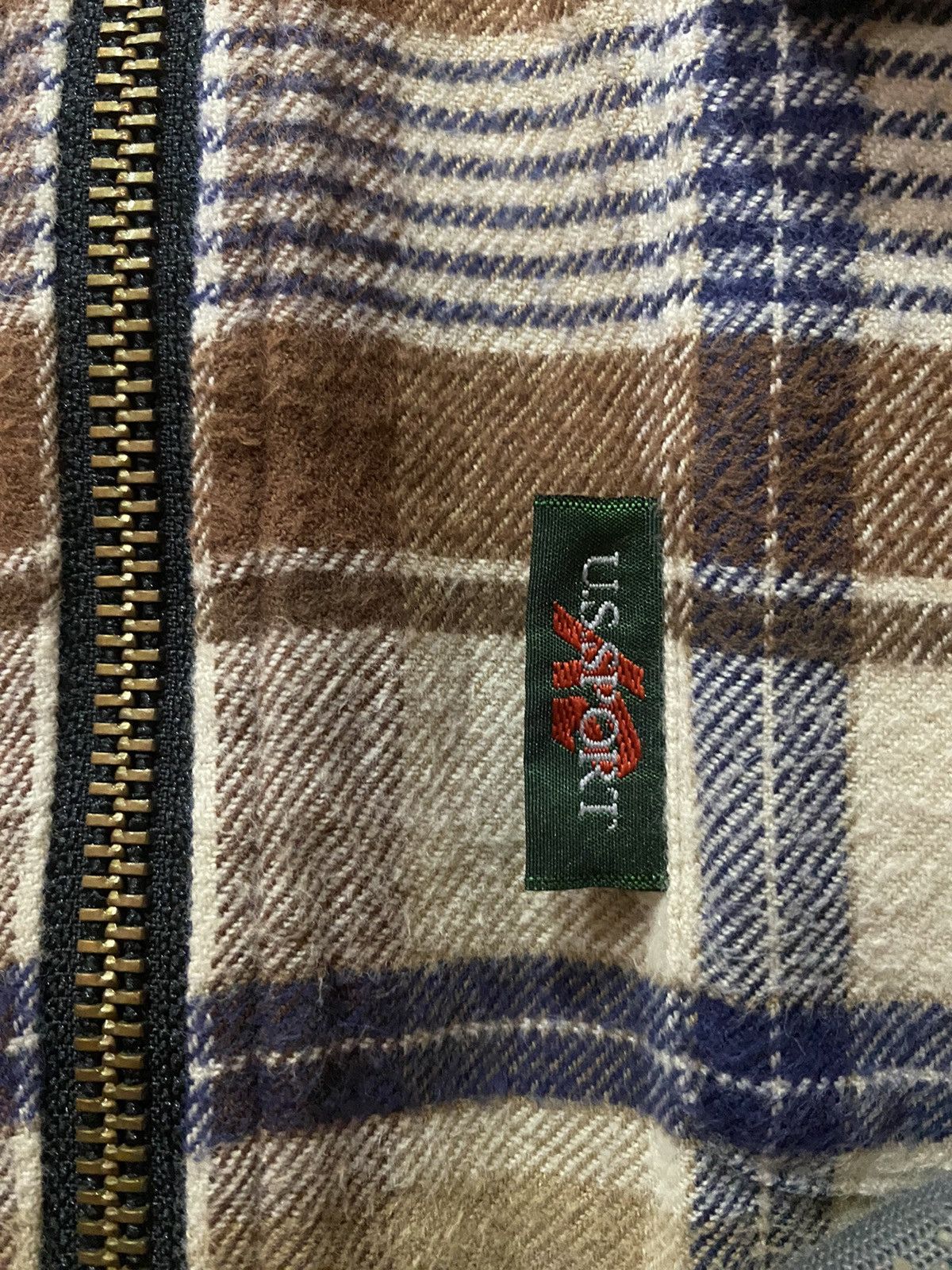 Other VINTAGE US SPORT FLANEL JACKET Size US L / EU 52-54 / 3 - 9 Thumbnail