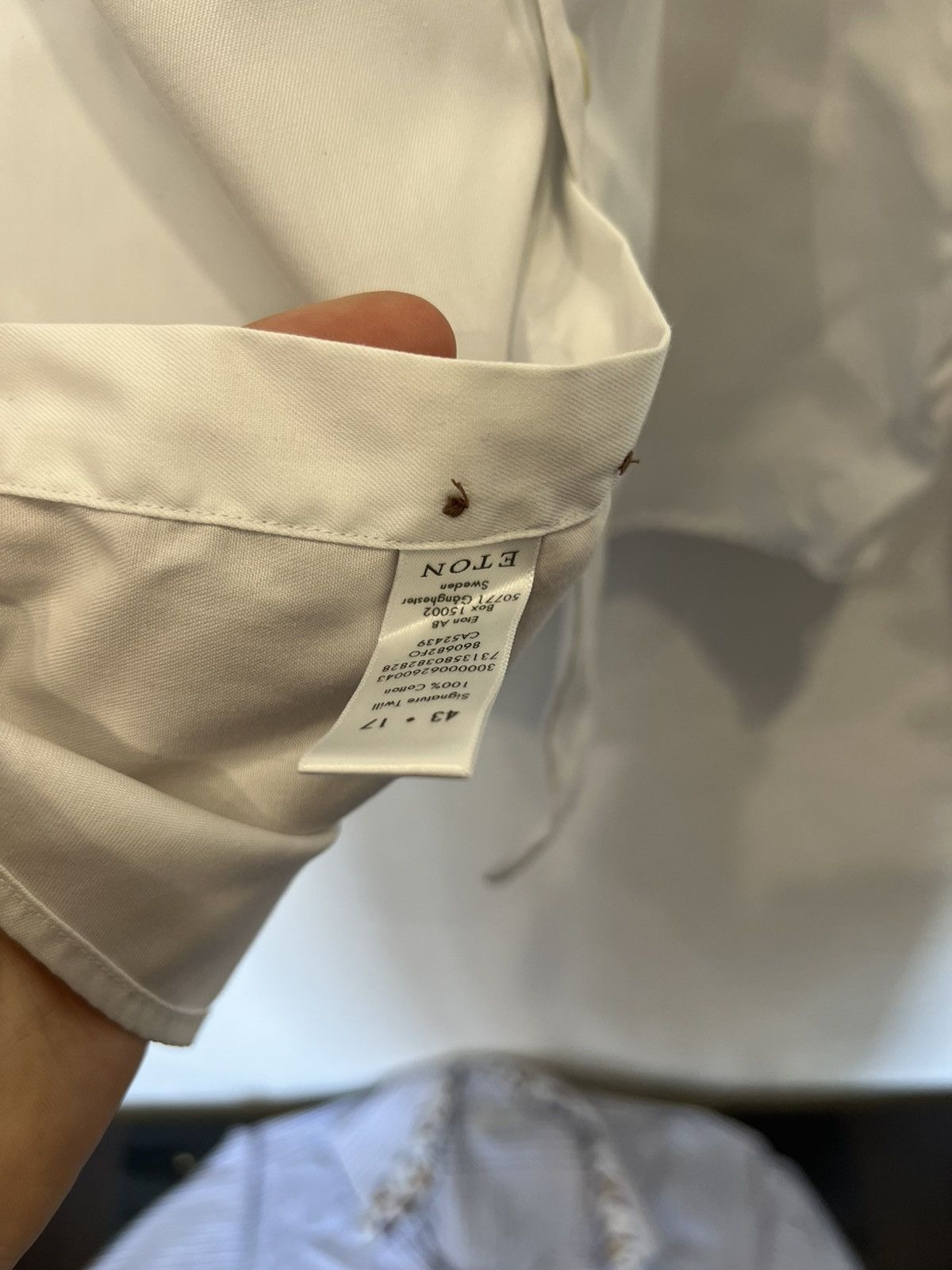 Eton Eton White Button Up Shirt Classic Size US L / EU 52-54 / 3 - 3 Thumbnail