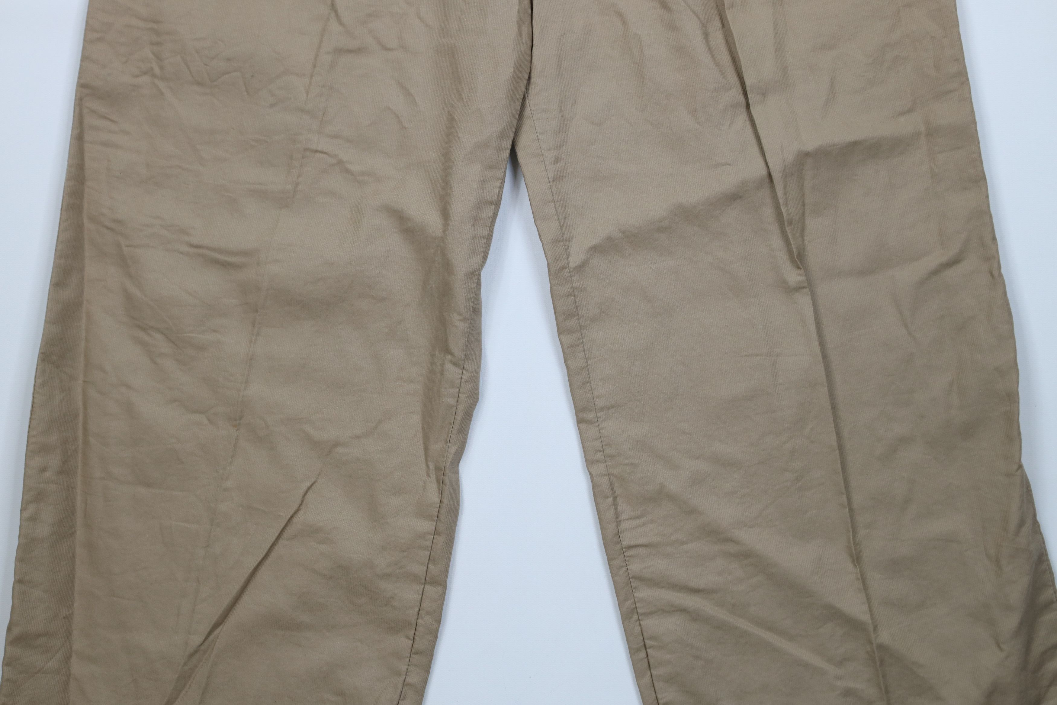 Vintage Vintage 70s Streetwear Safari Wide Leg Pants Beige USA Size US 34 / EU 50 - 3 Thumbnail