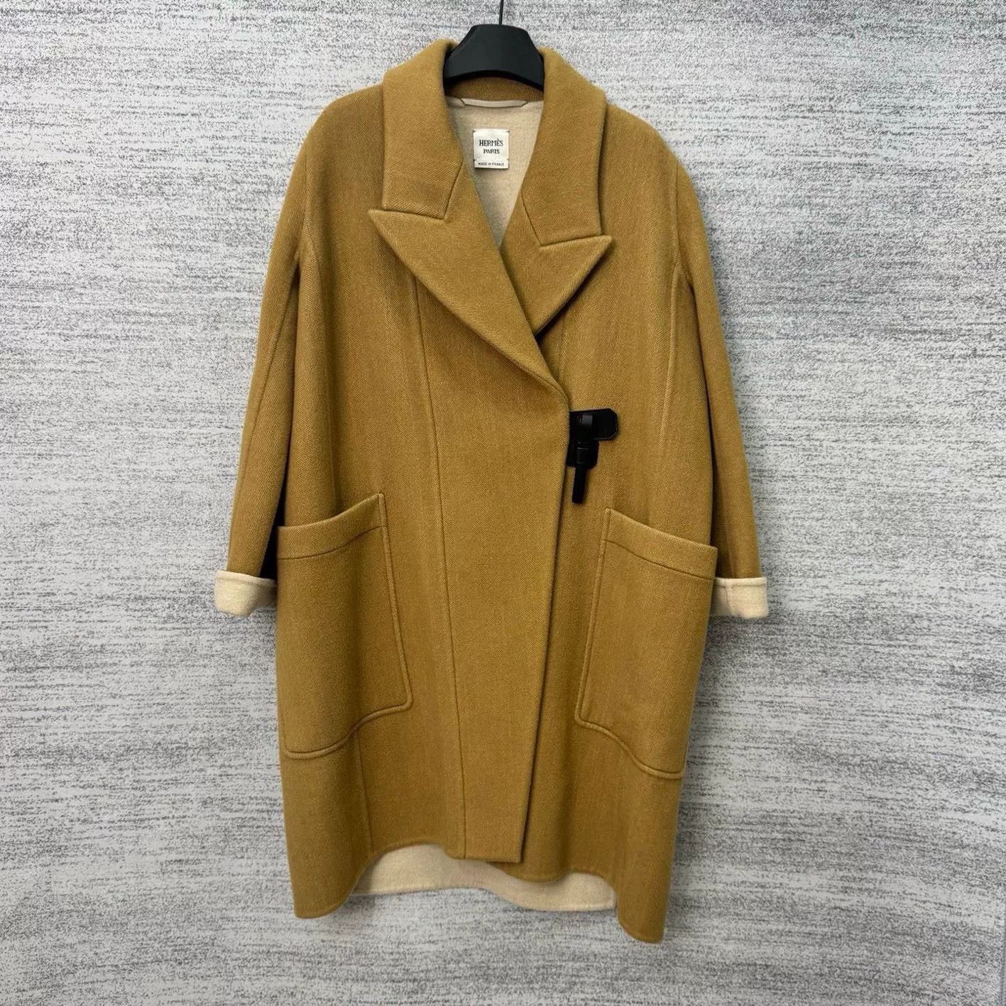oversized ginger coat by Hermes