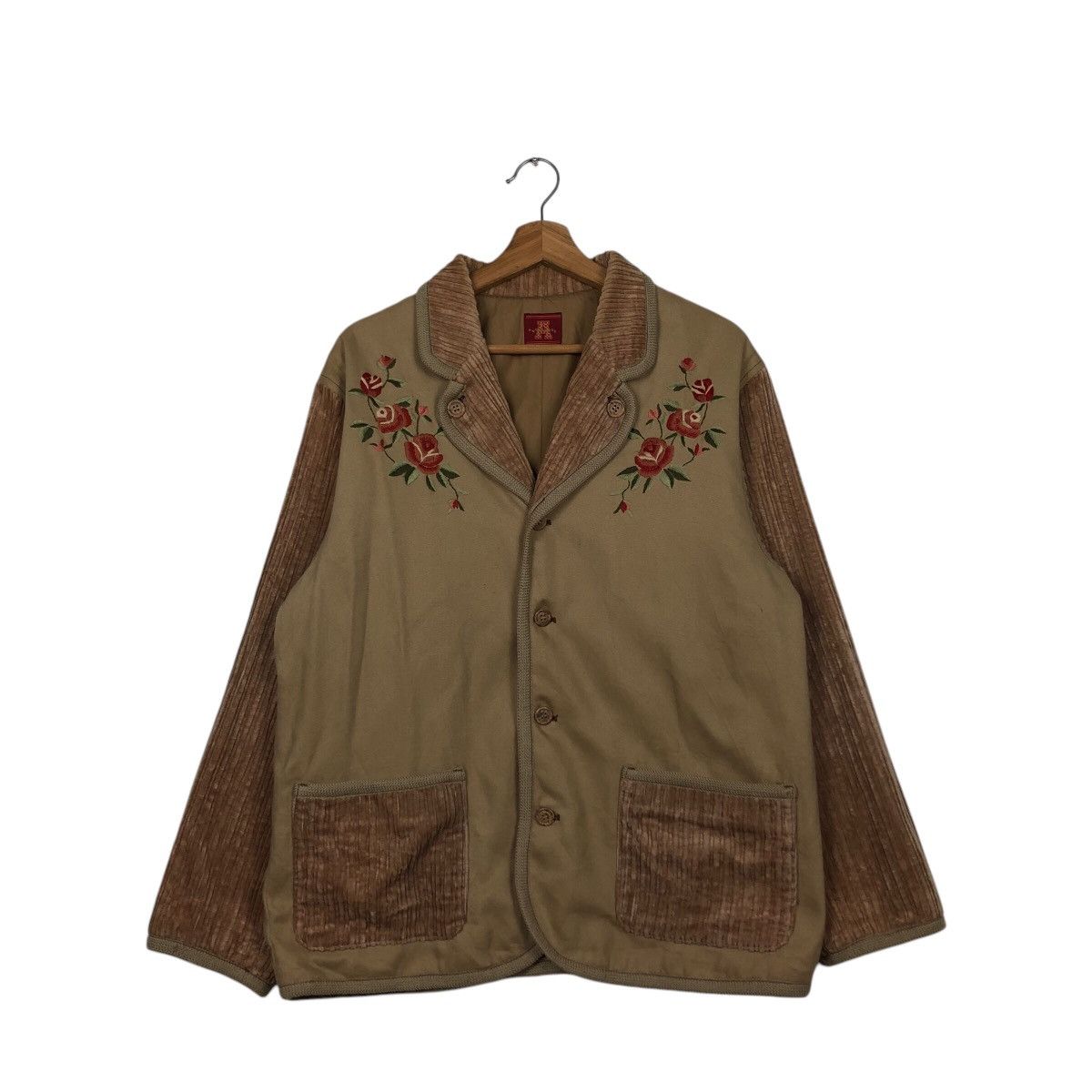 Japanese Brand 📌Vintage Chore Button Jacket Angelique Double Pockets Size US M / EU 48-50 / 2 - 2 Thumbnail