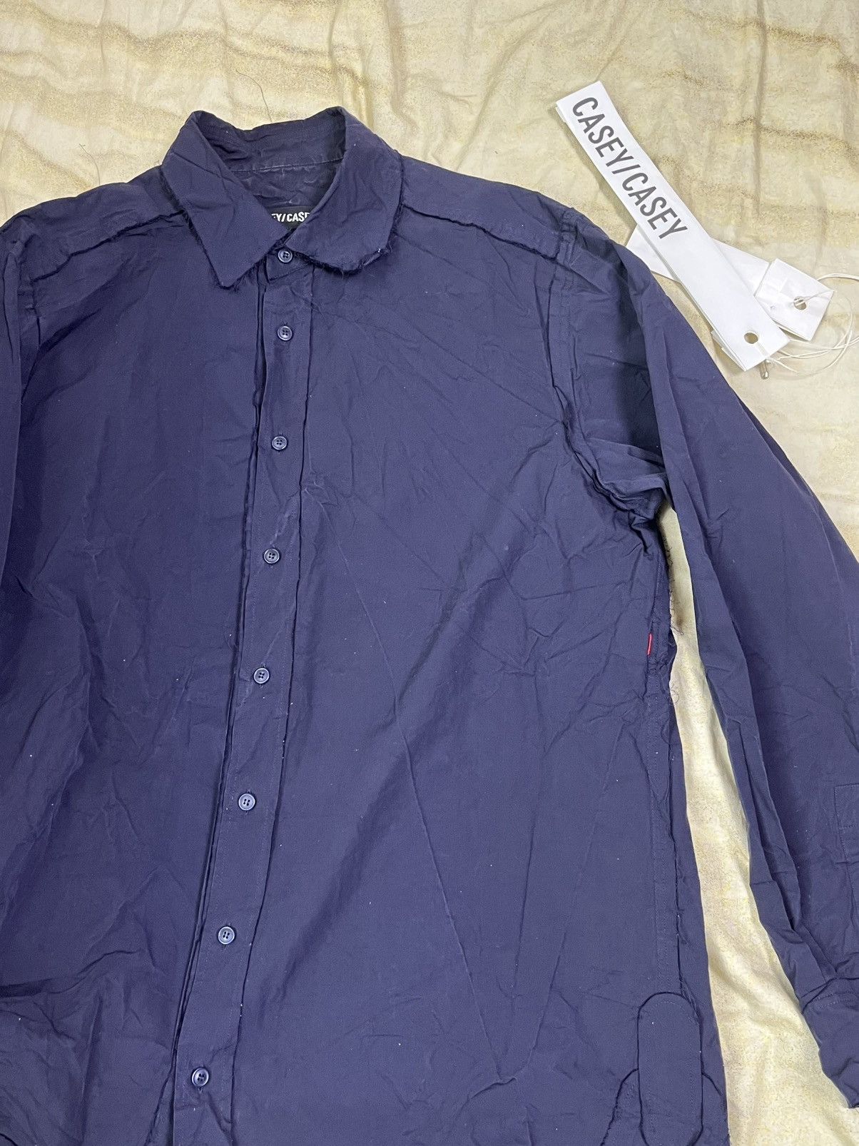 Casey Casey [M] Casey Casey Raw Cut BIG RACCOURICE Paper Cotton Shirts Size US M / EU 48-50 / 2 - 1 Thumbnail