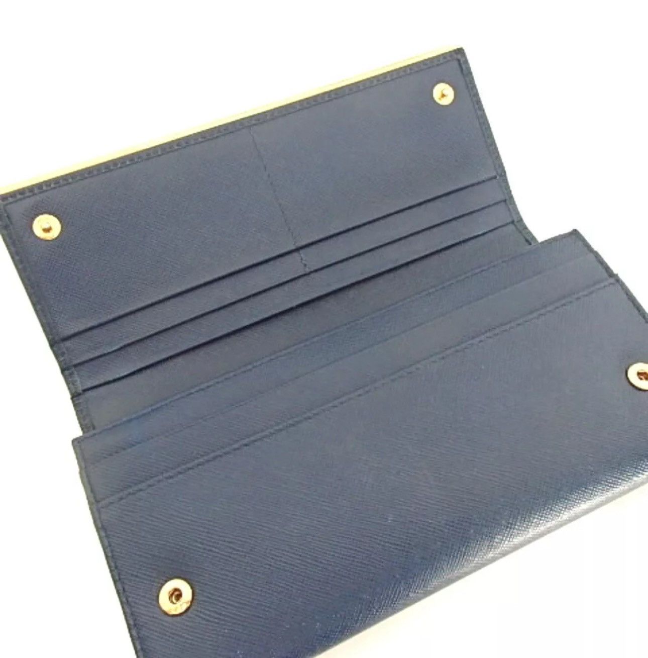 Prada Prada SAFIANO Leather in Blue Color In excellent condition Size ONE SIZE - 8 Thumbnail