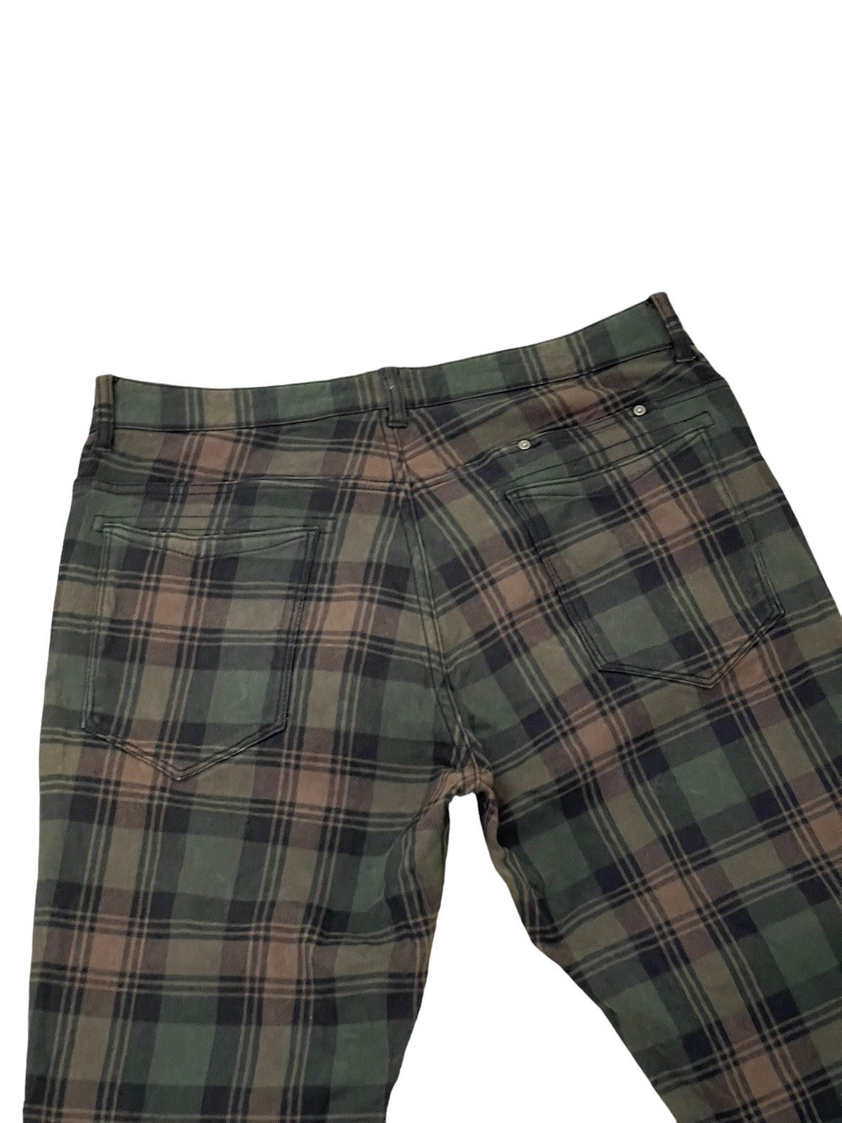 Japanese Brand Slim Check Pant Rageblue Stretch 7🟦0 Size US 33 - 6 Thumbnail