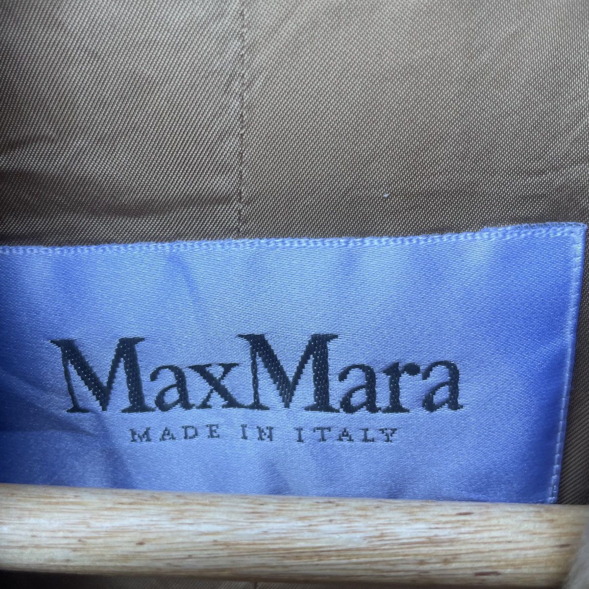 Autumn Cashmere × Max Mara × Weekend Max Mara 💥Vintage Max Mara Long Coat Wool Single Button Jacket Size M / US 6-8 / IT 42-44 - 8 Thumbnail
