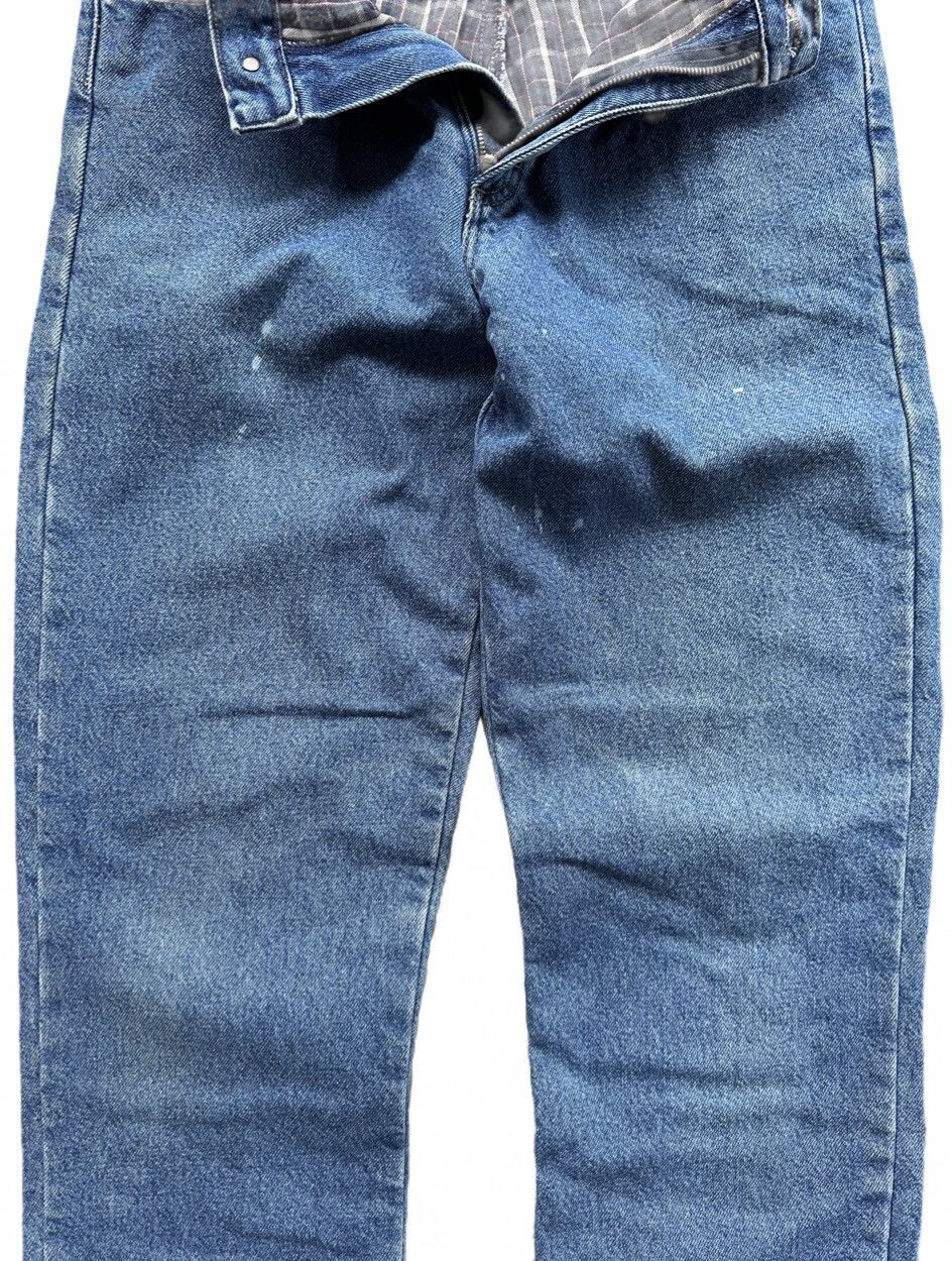 L.L. Bean Vintage 90s L.L. Bean Jeans Blue Classic Fit Flannel Lined Size US 31 - 4 Thumbnail