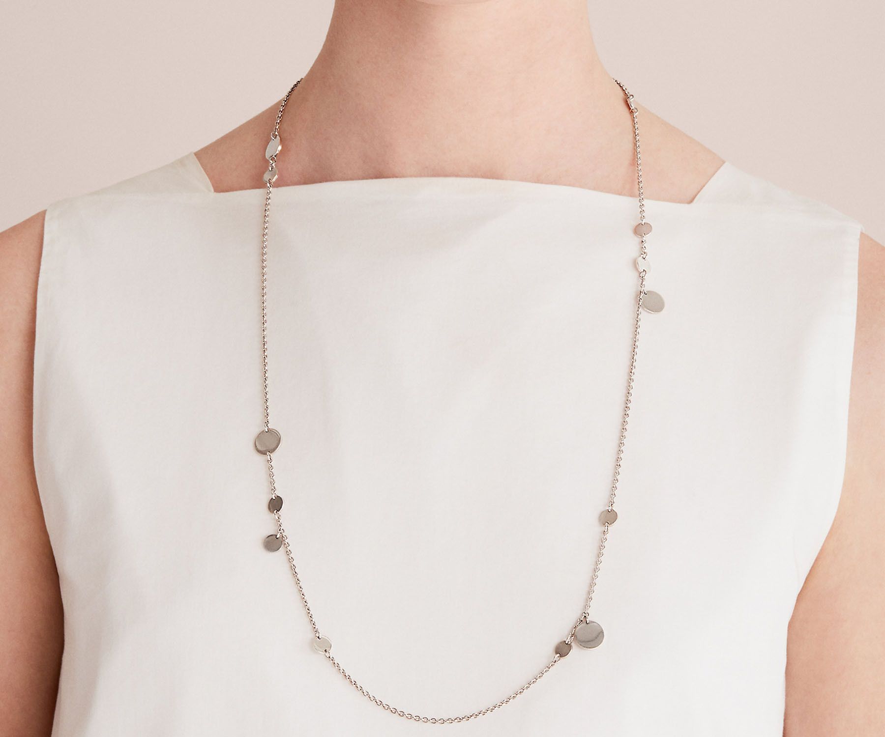 Hermes Hermes Silver 925 Gold 750 Confetti Necklace Size ONE SIZE - 3 Thumbnail