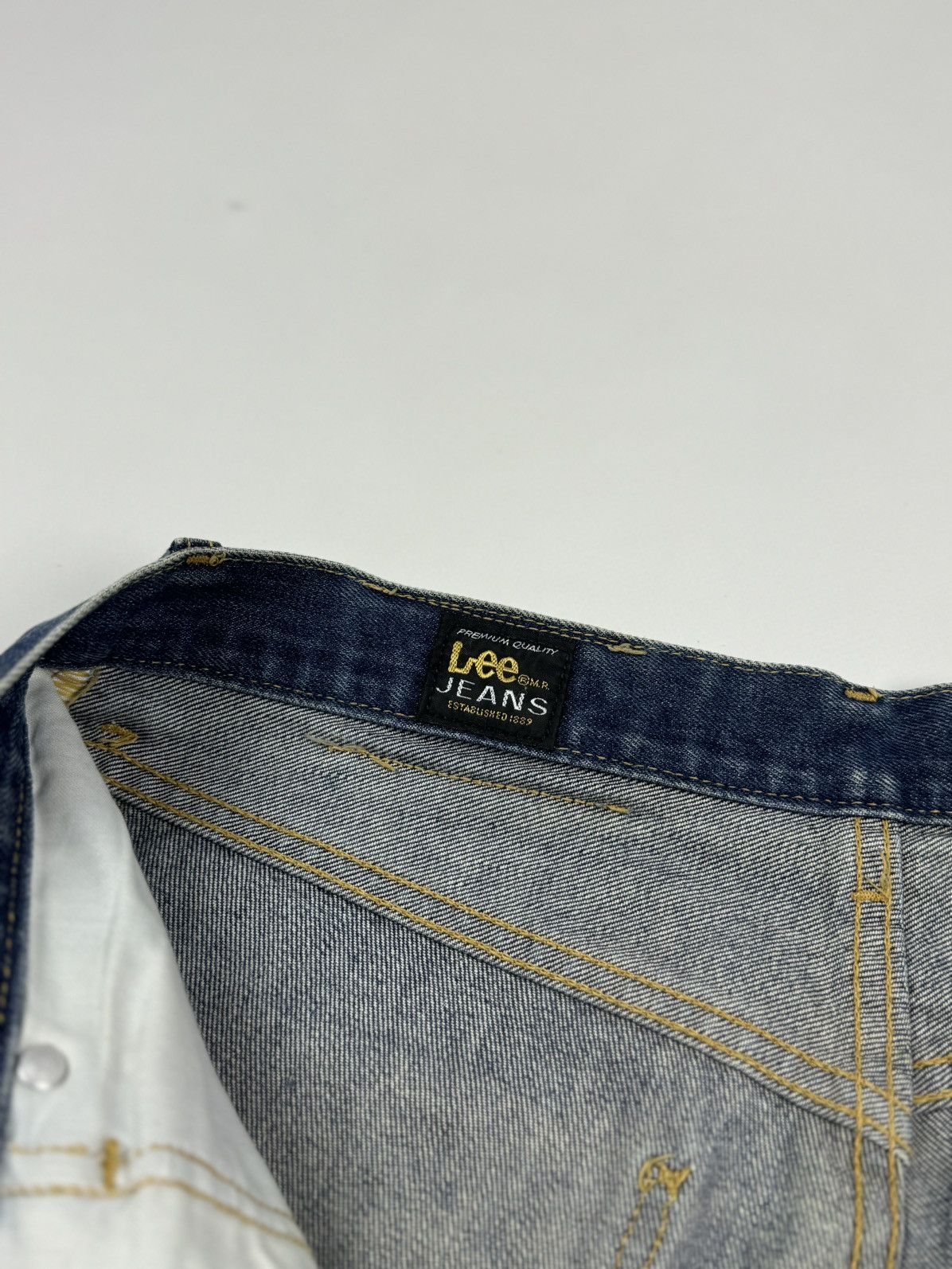 Lee 1990’s Vintage Faded Lee Brooklyn Jeans Pants Size US 34 / EU 50 - 13 Thumbnail