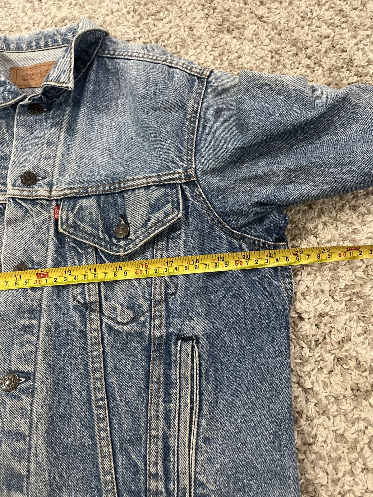 Levi's SALE‼️🔥LEVI’S 71506 USA TRUCKER 90s #527 Size US L / EU 52-54 / 3 - 12 Thumbnail
