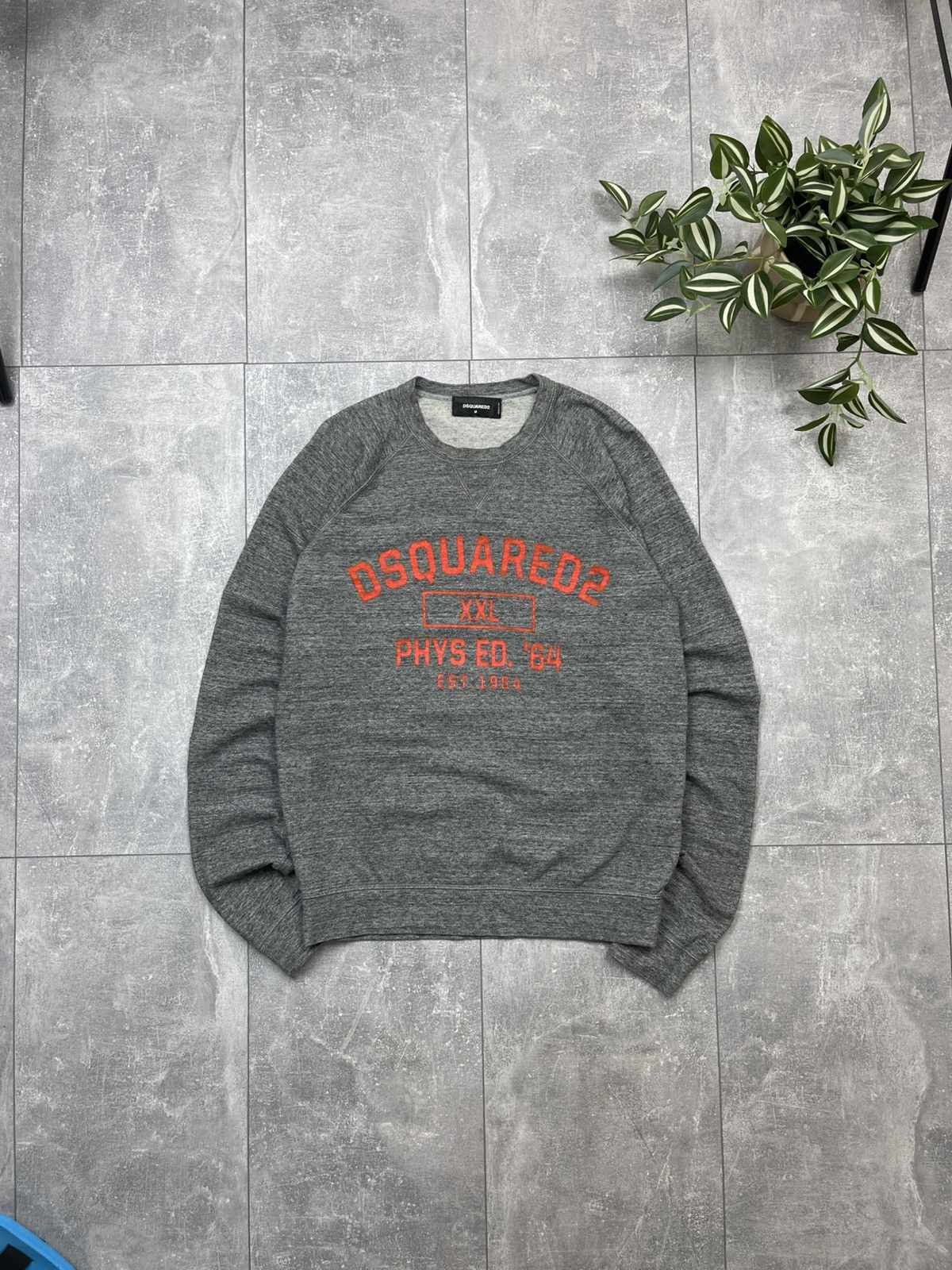 Dsquared2 Dsquared2 XXL PHYS ED. ‘64 Gray Sweatshirt Size US M / EU 48-50 / 2 - 1 Thumbnail