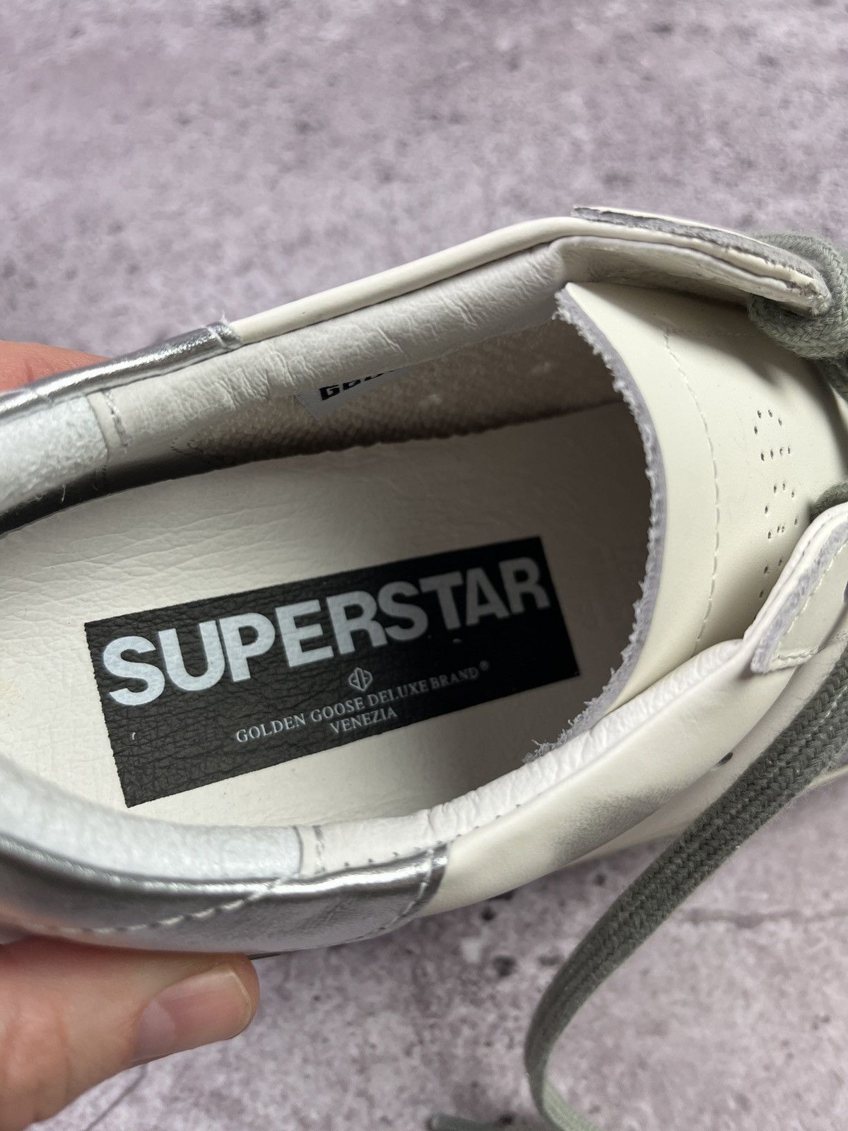 Golden Goose Superstar Leather Low Top Sneakers Size US 8 / IT 38 - 8 Thumbnail