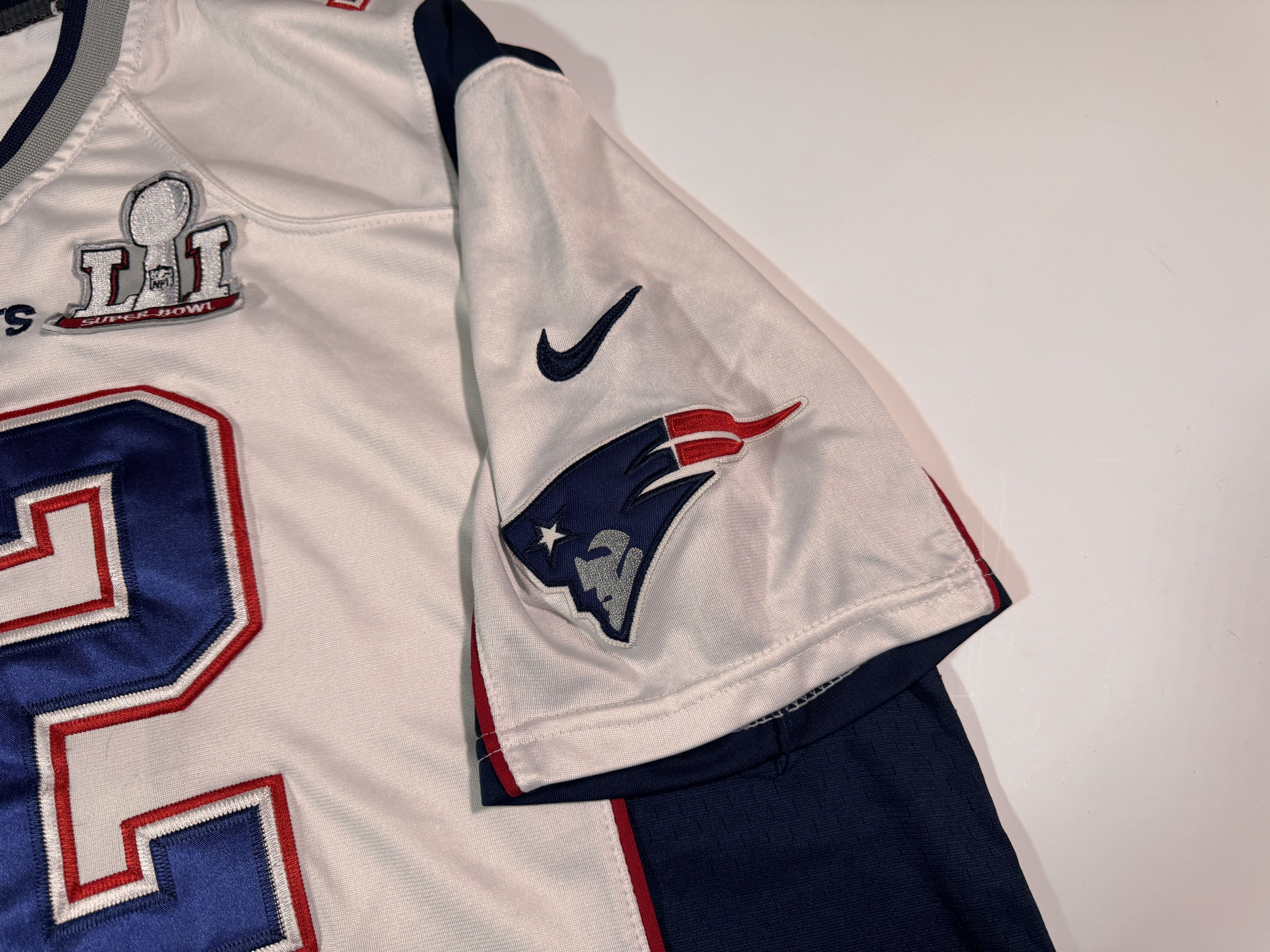 Nike Tom Brady #12 New England Patriots Nike Super Bowl Jersey Size US XXL / EU 58 / 5 - 6 Thumbnail