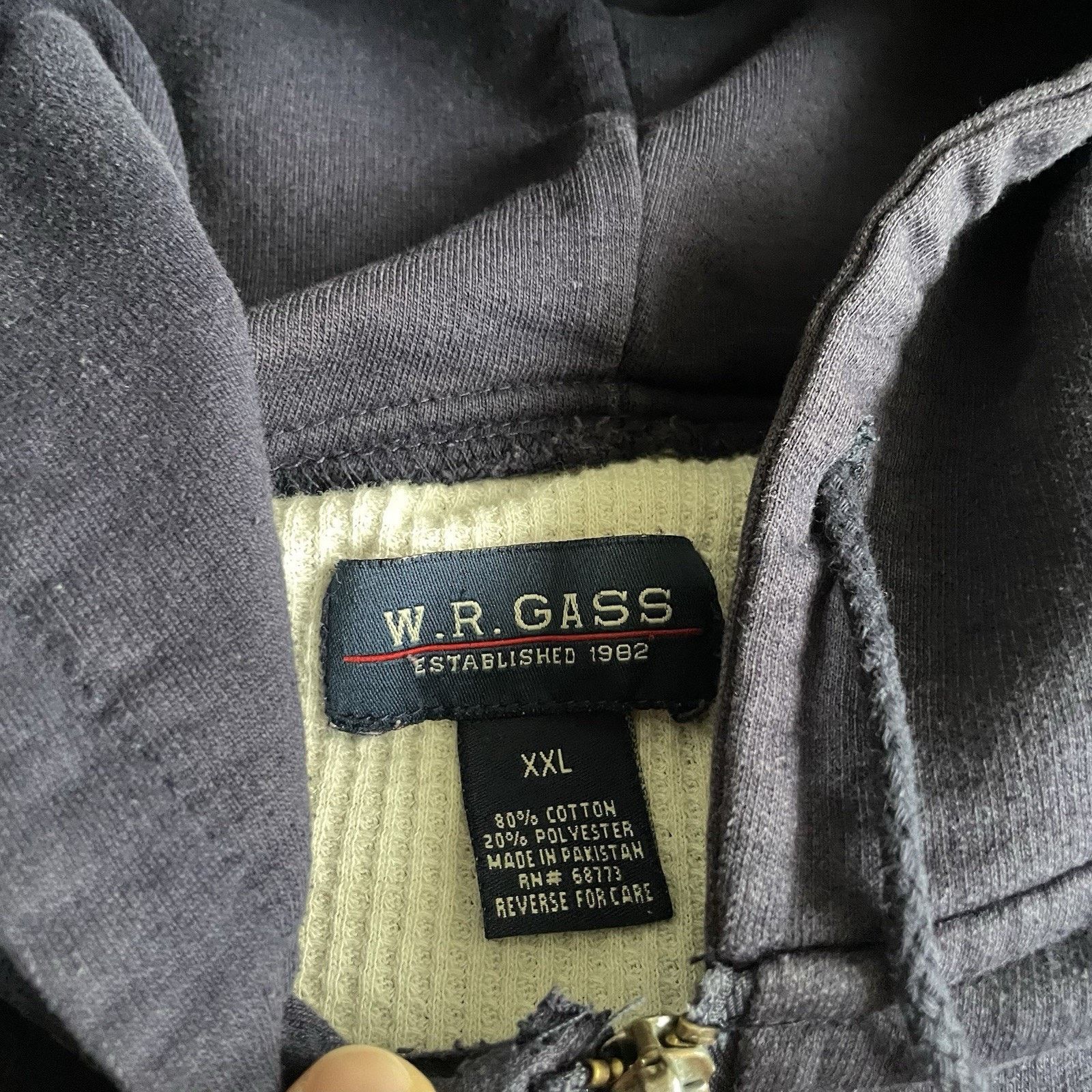 Vintage Vintage Blue Thermal Lined Hoodie Men’s Size XXL BROKEN ZIP Size US XXL / EU 58 / 5 - 3 Thumbnail