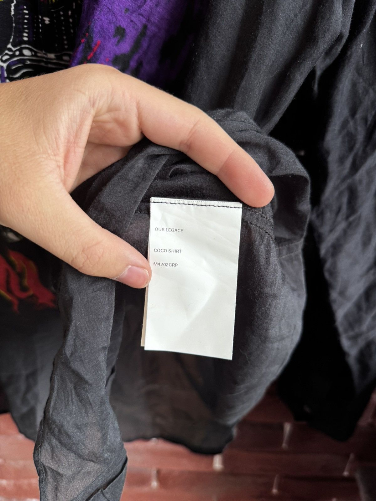 Our Legacy Rare Vintage Our Legacy Coco Ghost Rider Silk Shirt Size US M / EU 48-50 / 2 - 7 Thumbnail