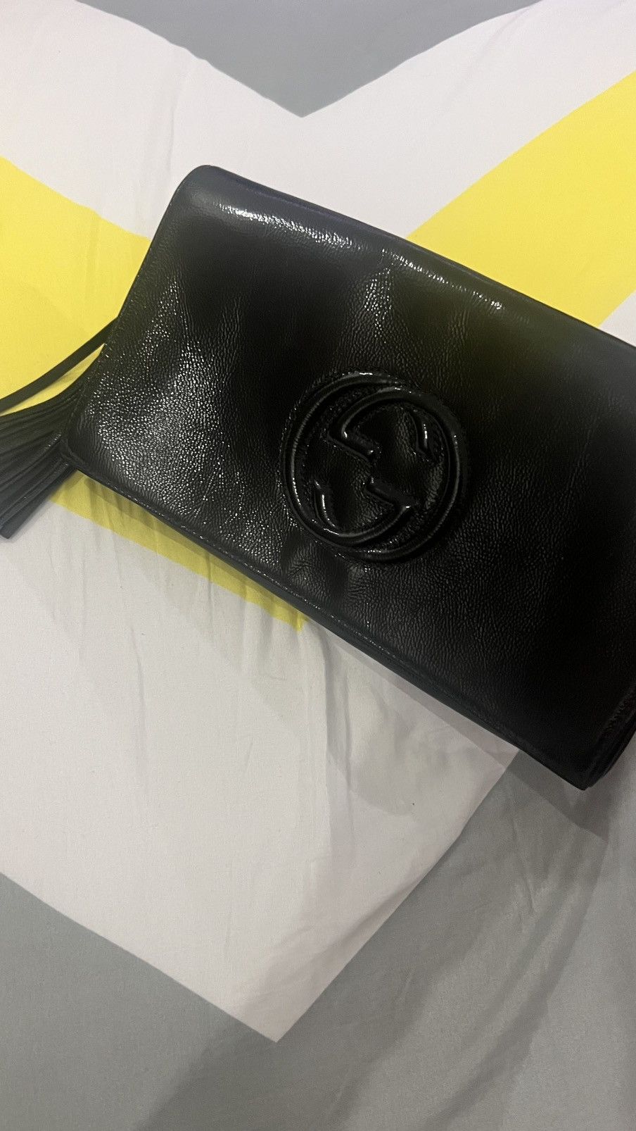 Gucci Gucci Soho Patent Leather Clutch Size ONE SIZE - 13 Thumbnail