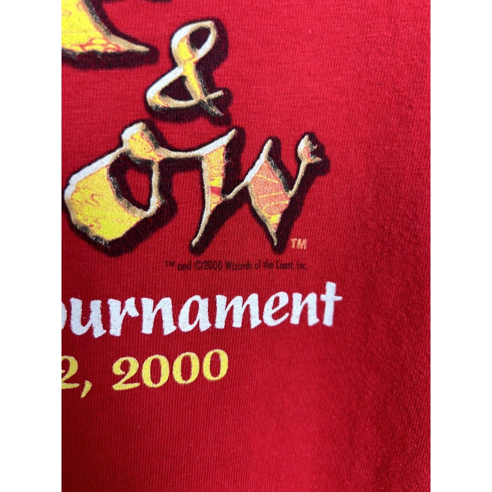 The Game Legend Of The Five Rings 2000 Fire Shadow Pre Tournament Tee Size US XL / EU 56 / 4 - 7 Thumbnail