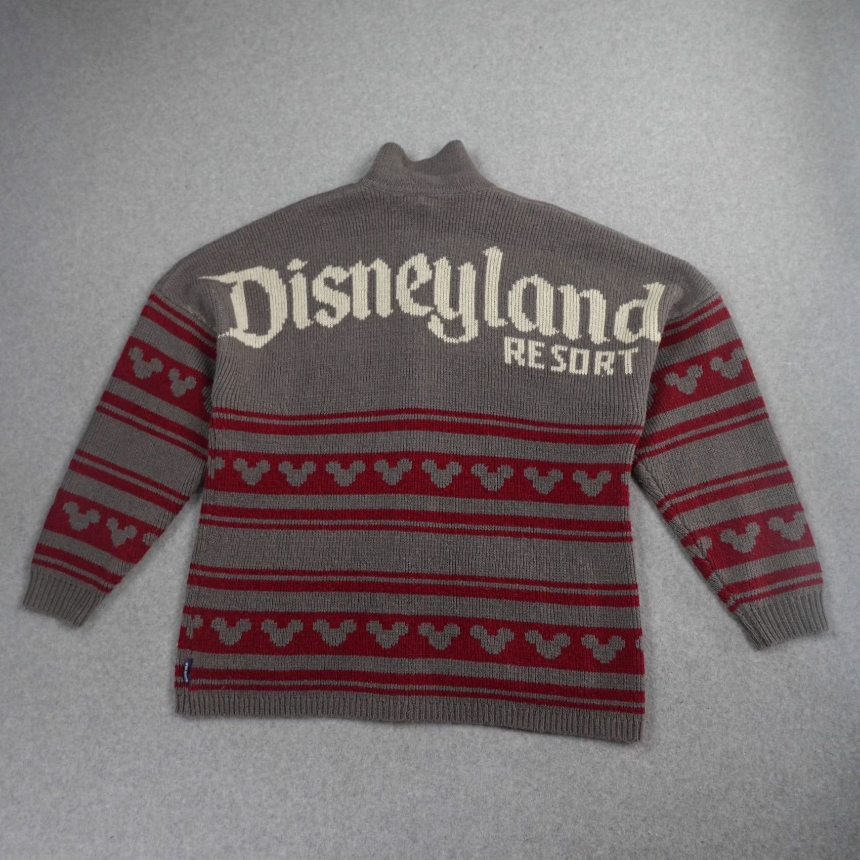Disney Disney Spirit Jersey Sweater Shirt Mickey Mouse Gray Small Men Boys Jacket Knit Zip Full Zip Vintage (if applicable) Size US S / EU 44-46 / 1 - 3 Thumbnail