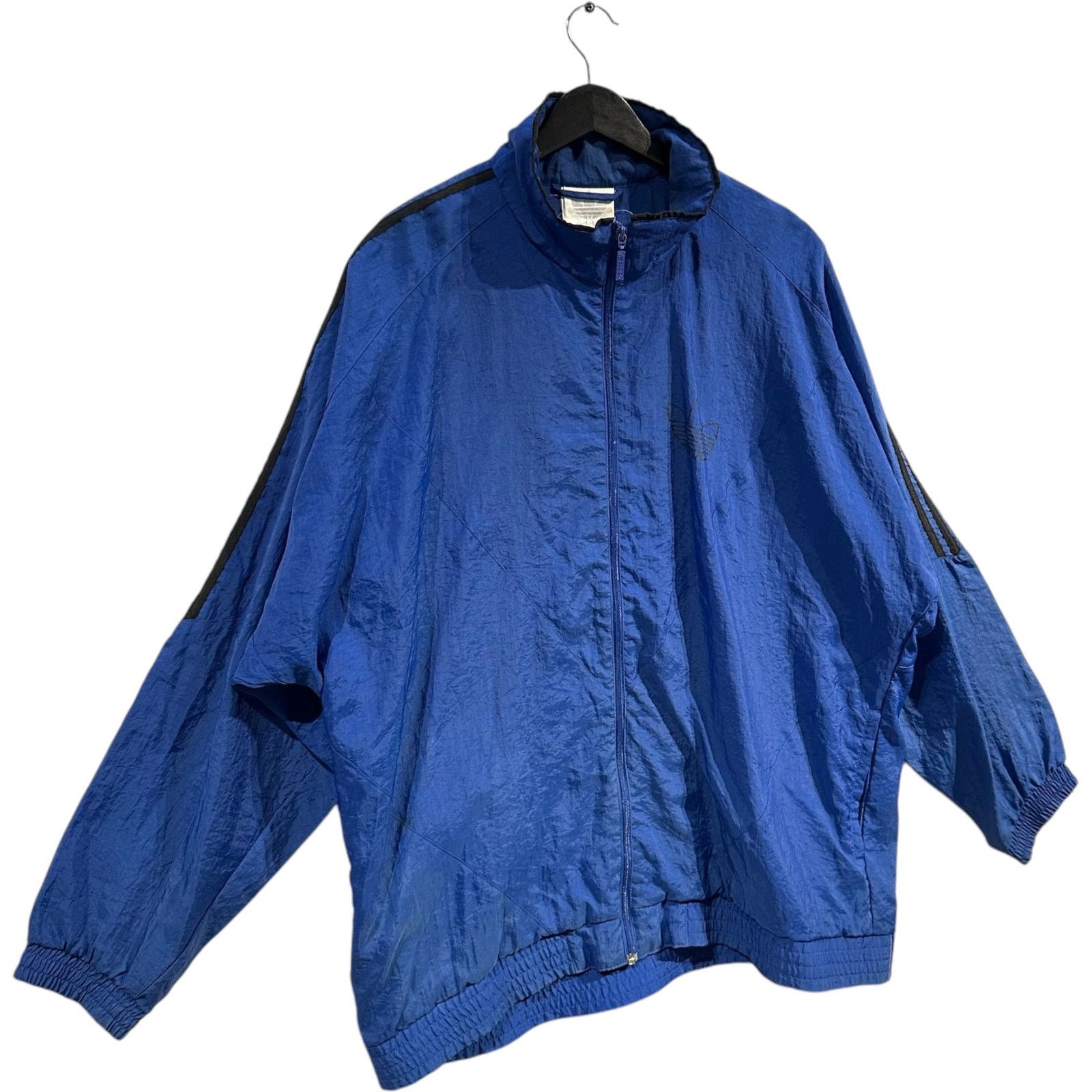 Adidas Vintage Adidas 3 Stipes Full Zip Windbreaker XL Size US XL / EU 56 / 4 - 3 Thumbnail