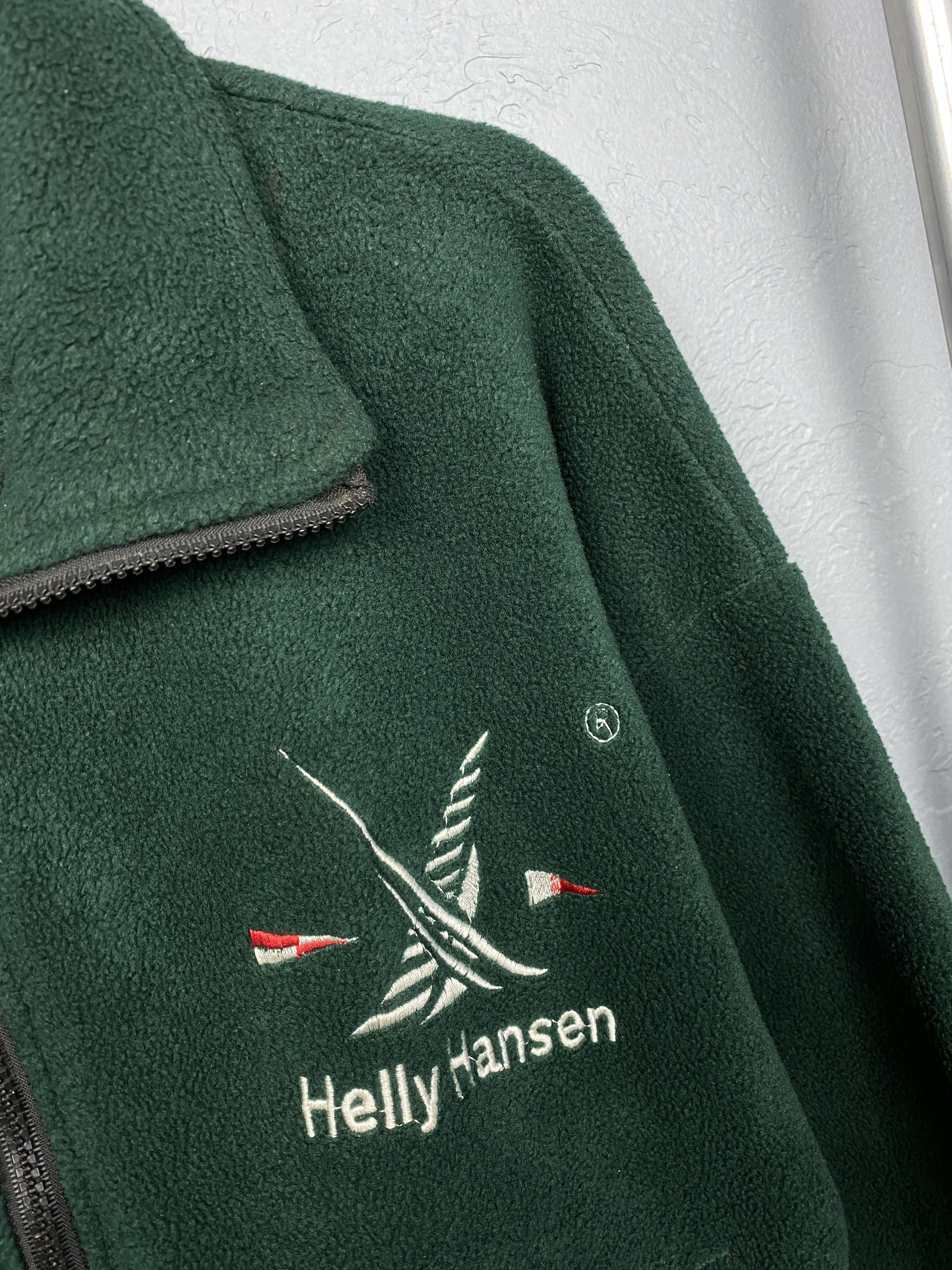 Helly Hansen × Vintage Helly Hansen 90s Vintage Mens Teddy Sherpa Fleece Jacket Size US S / EU 44-46 / 1 - 3 Thumbnail