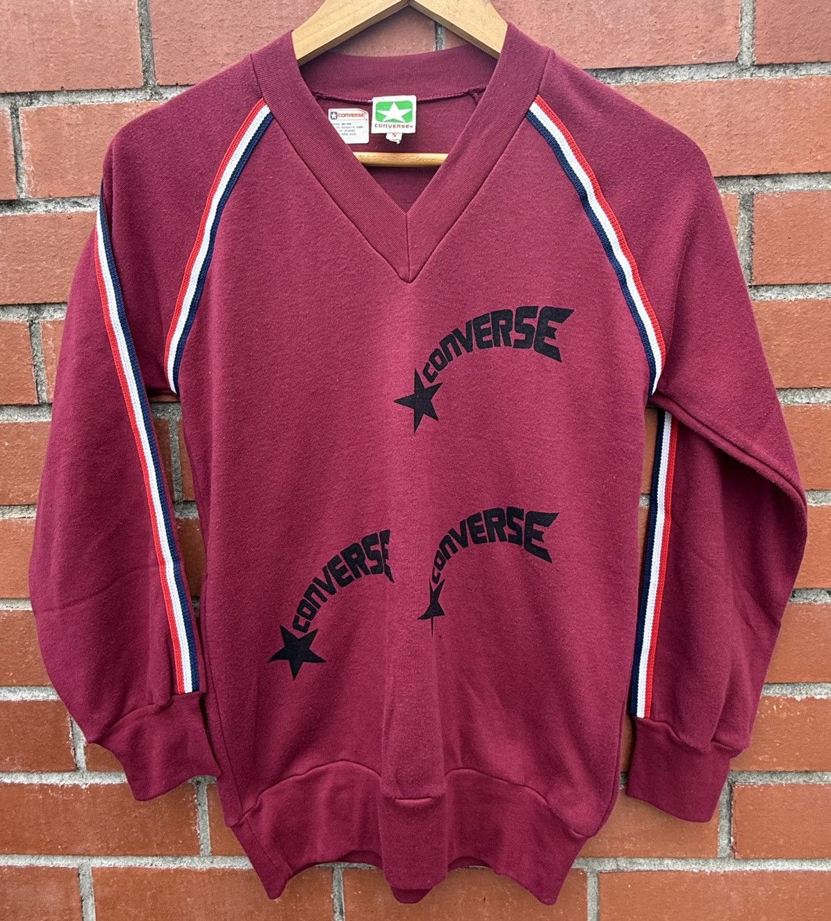 Converse Vintage 80's Converse Sweatshirt Size US S / EU 44-46 / 1 - 1 Thumbnail