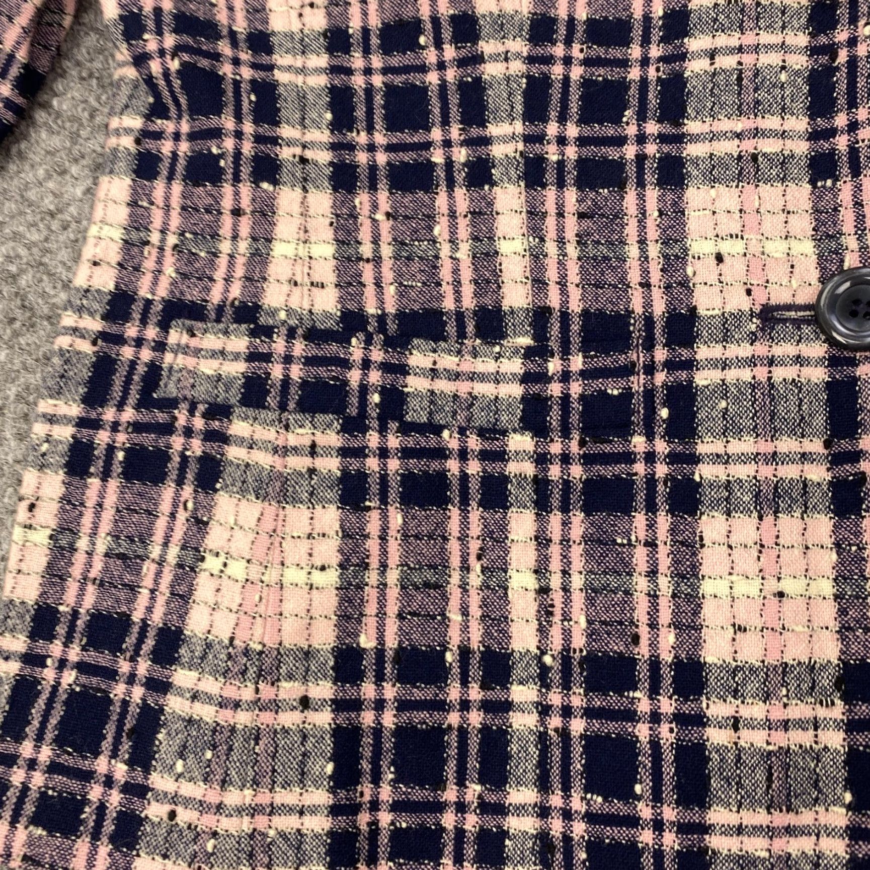 Pendleton VINTAGE Pendleton Blazer Womens 8 Petite Plaid Wool 3 Button Blue 90s Business Womens Size M / US 6-8 / IT 42-44 - 6 Thumbnail