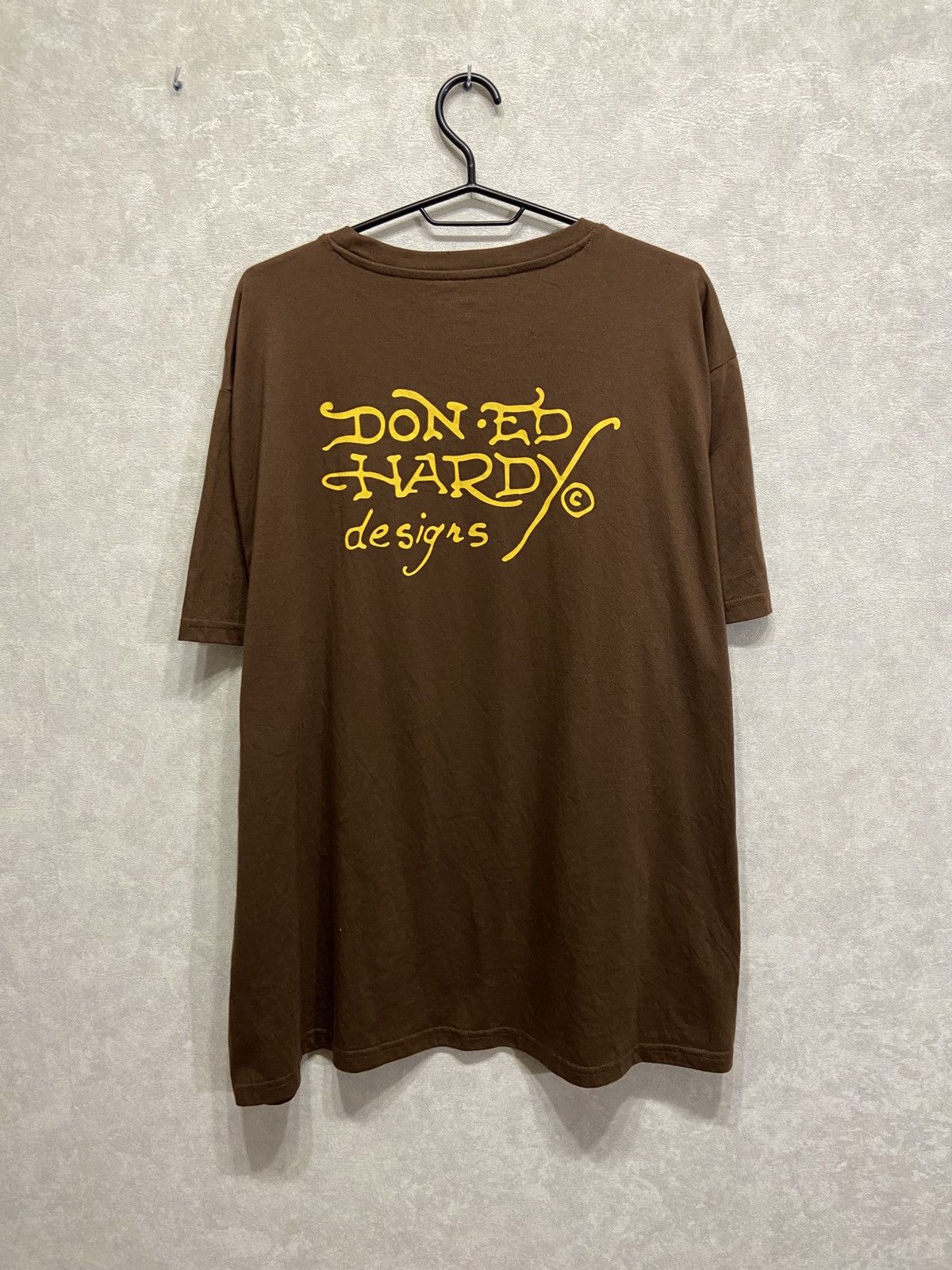 Ed Hardy Ed Hardy Skull Brown Tee XXL Size US XXL / EU 58 / 5 - 2 Thumbnail